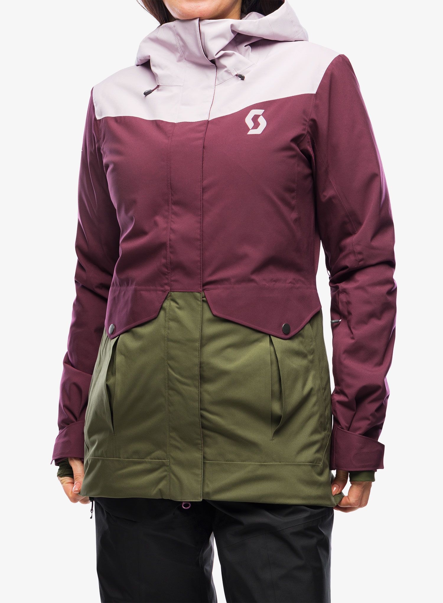 Dámská bunda SCOTT Ultimate Dryo Plus - cloud pink/wild red