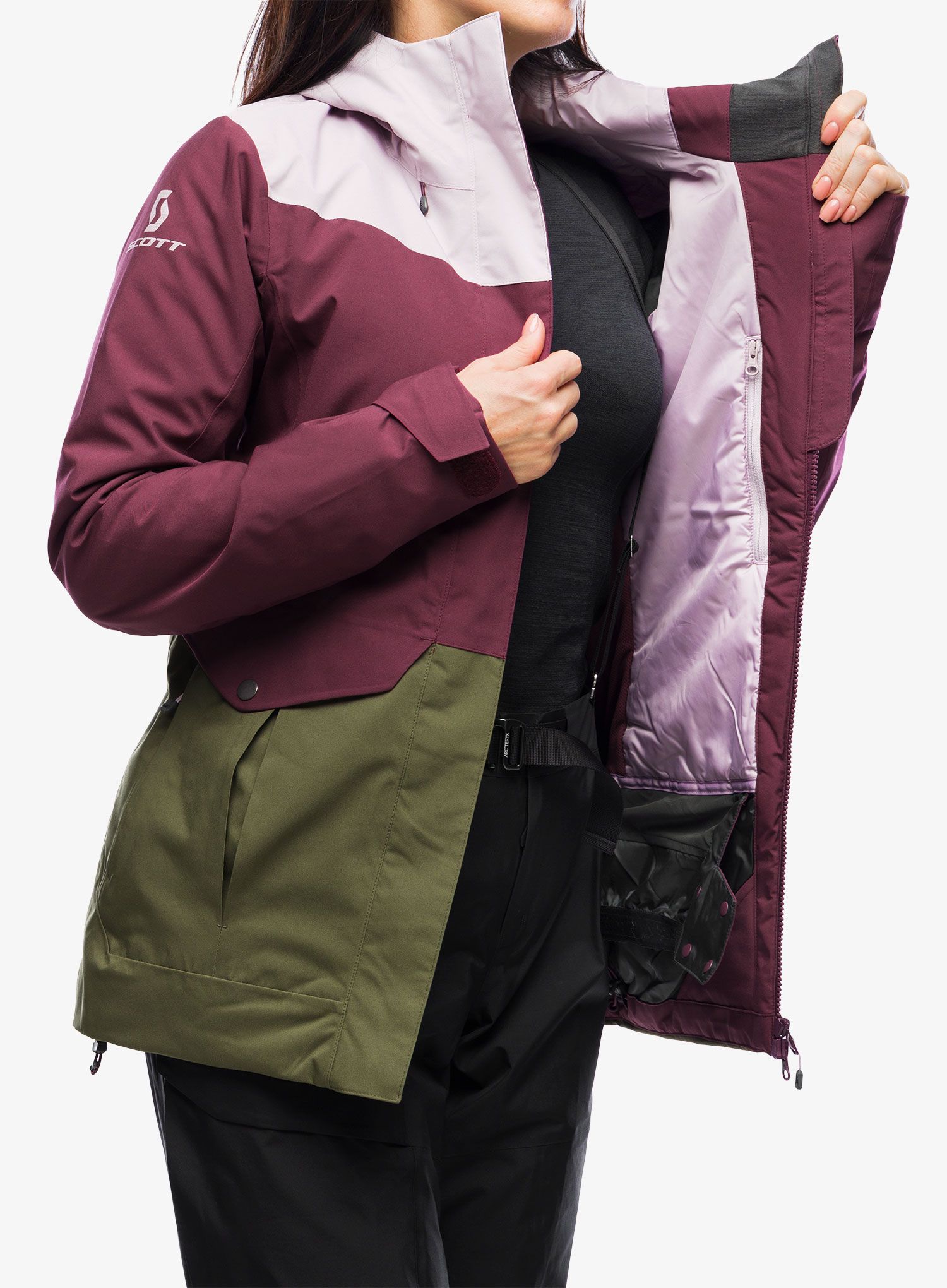 Dámská bunda SCOTT Ultimate Dryo Plus - cloud pink/wild red