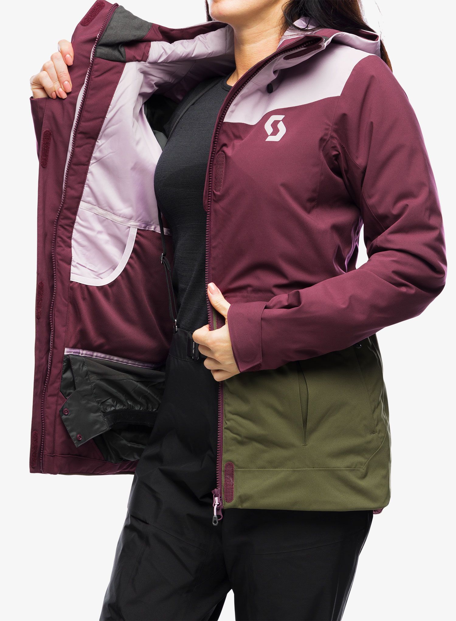 Dámská bunda SCOTT Ultimate Dryo Plus - cloud pink/wild red