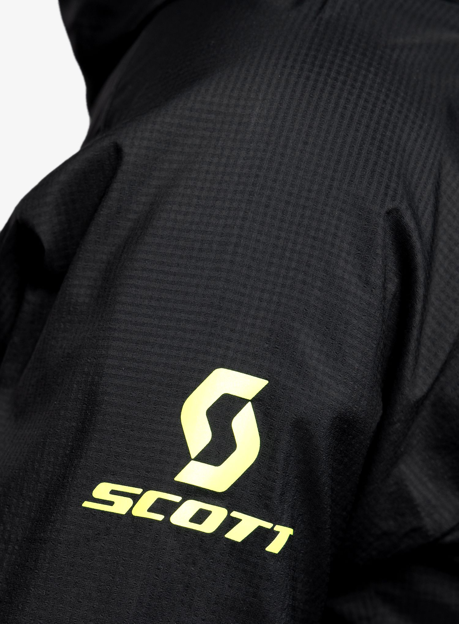 Bunda na běhání dámská SCOTT Windshield RC Run - black/yell