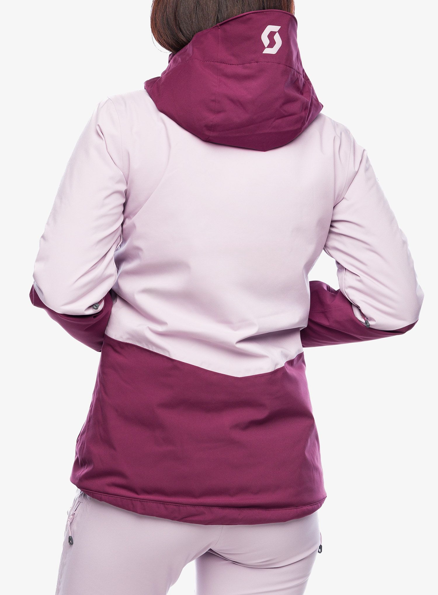 Dámská bunda SCOTT Ultimate Dryo 10 Jacket - wild red/cloud pink