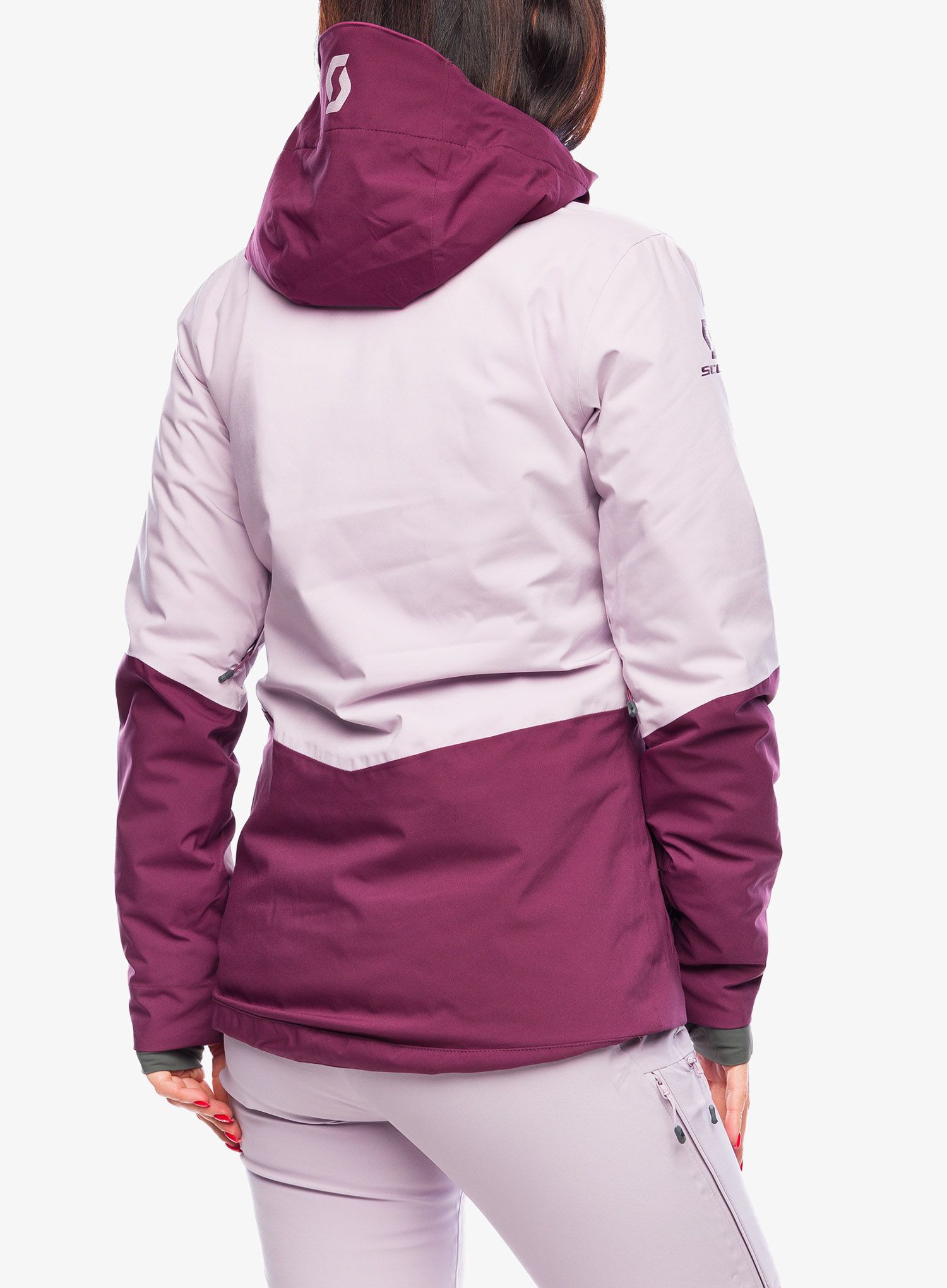 Dámská bunda SCOTT Ultimate Dryo 10 Jacket - wild red/cloud pink