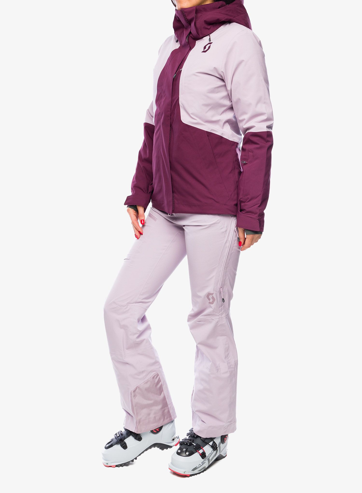 Dámská bunda SCOTT Ultimate Dryo 10 Jacket - wild red/cloud pink