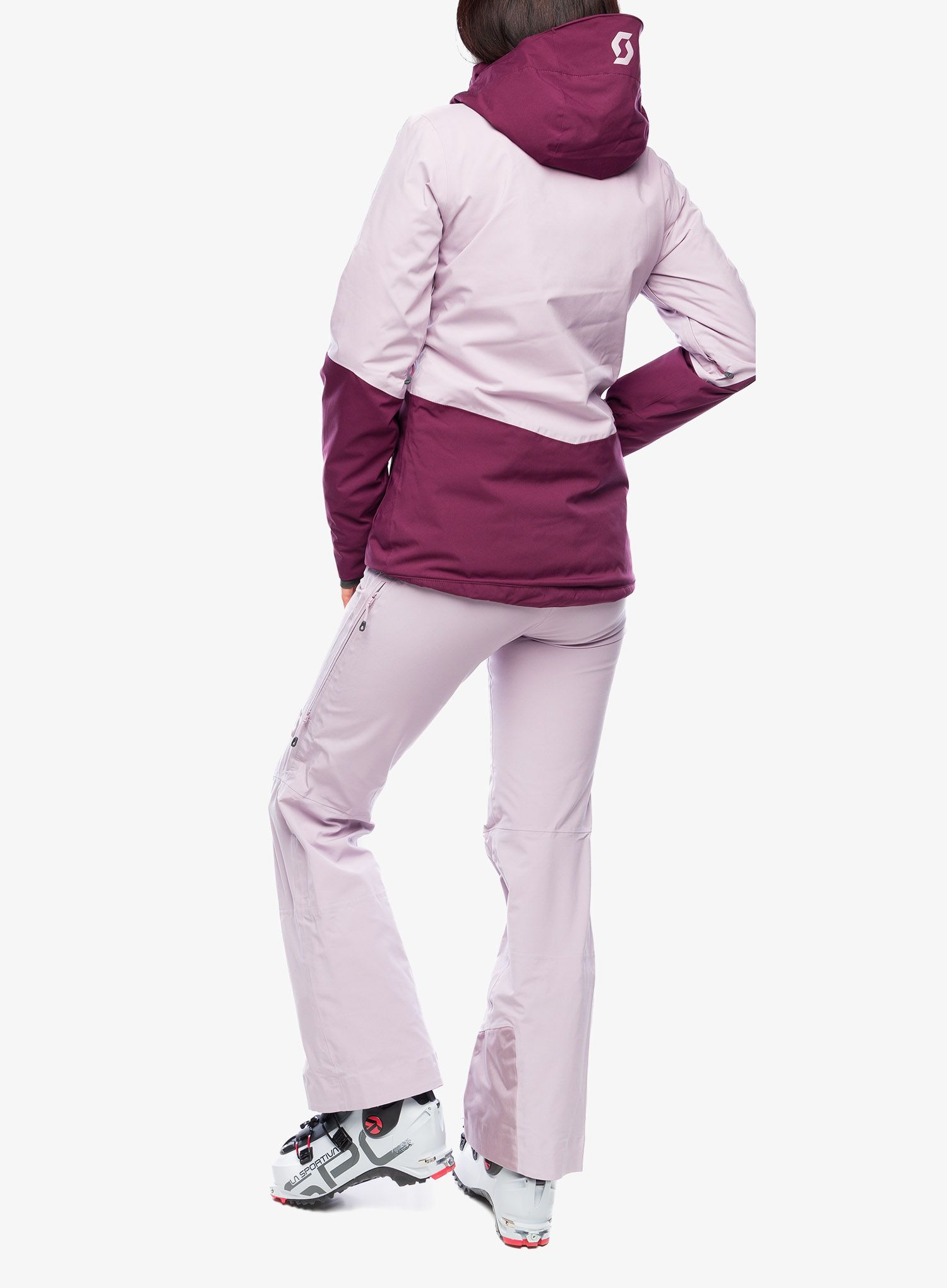 Dámská bunda SCOTT Ultimate Dryo 10 Jacket - wild red/cloud pink