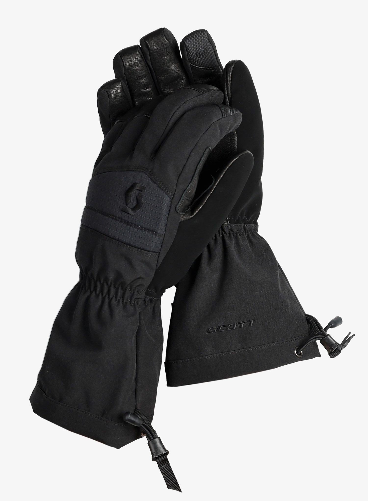 Lyžařské rukavice SCOTT Ultimate Premium GTX - black