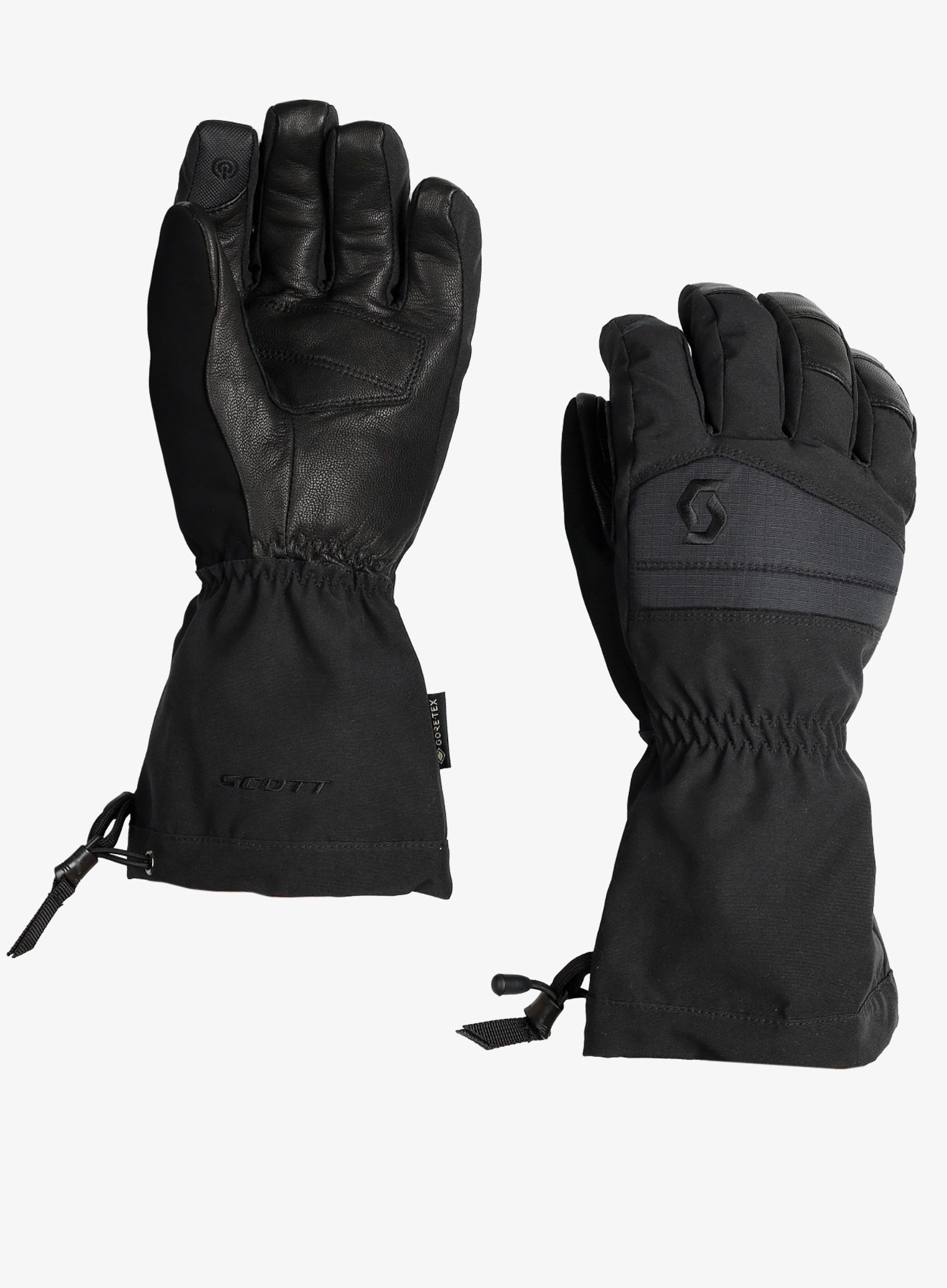 Lyžařské rukavice SCOTT Ultimate Premium GTX - black