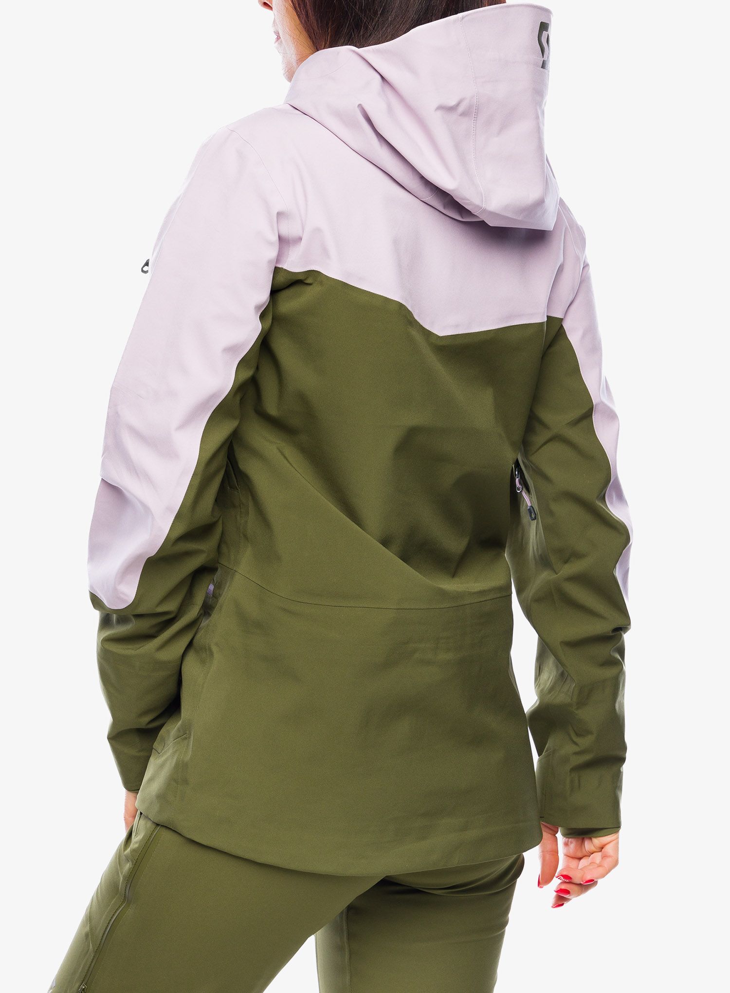 Dámská bunda SCOTT Vertic 3L Jacket - cloud pink/fir green