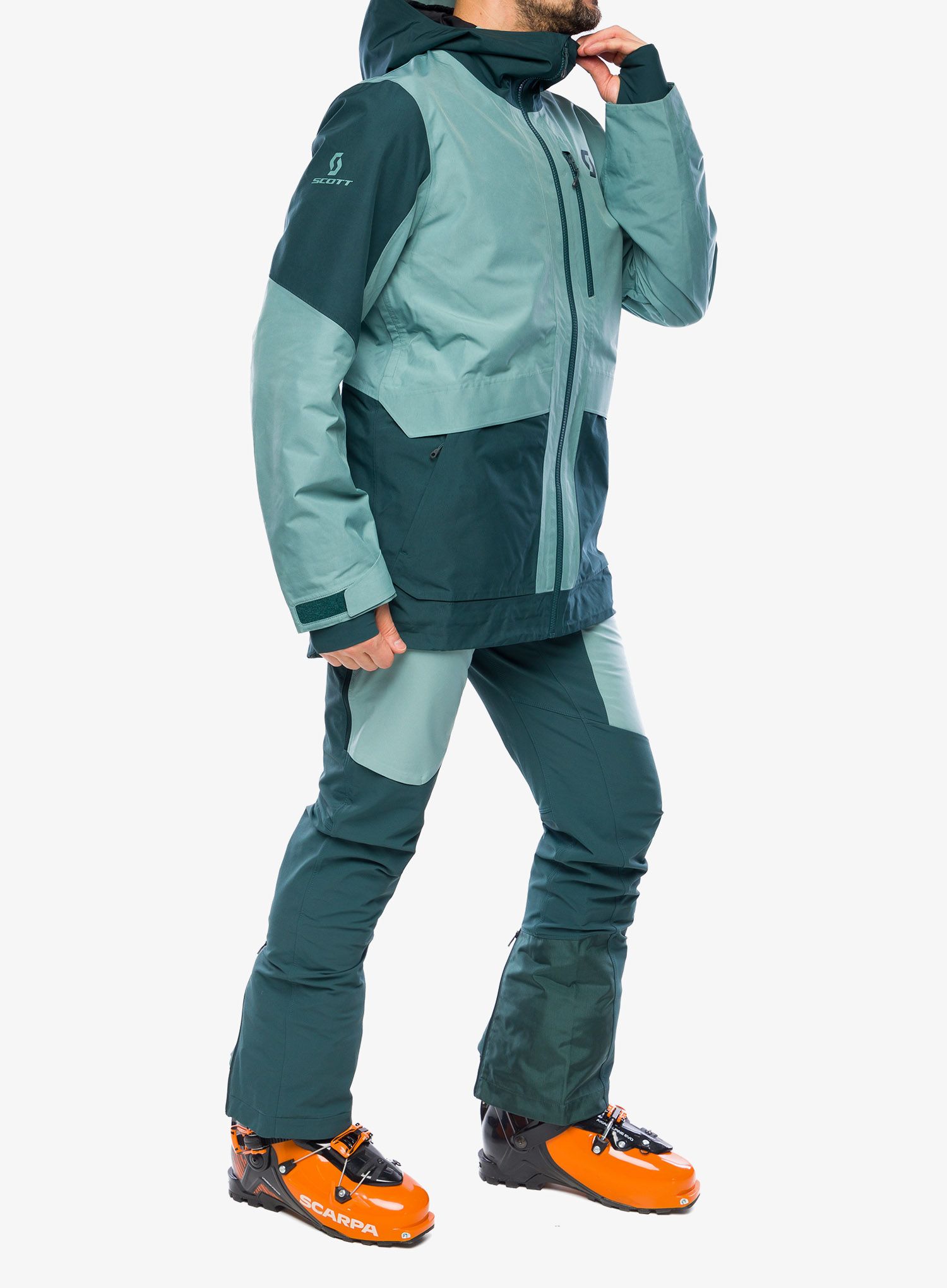 Bunda s membránou SCOTT Vertic GTX 2L Jacket - aruba green/northern mint grn