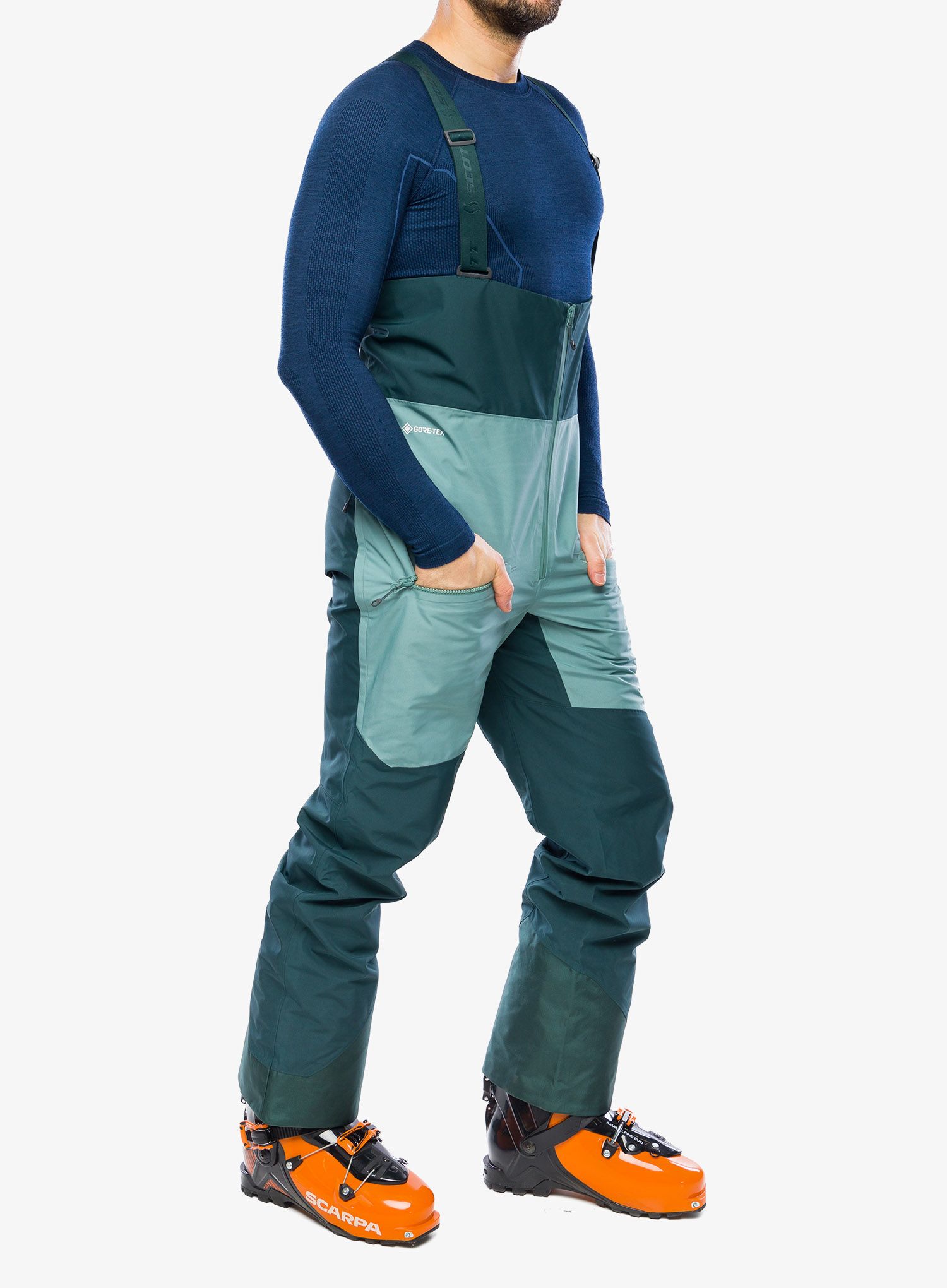 Lyžařské kalhoty SCOTT Vertic GTX 2L Pants - aruba green/northern mint grn