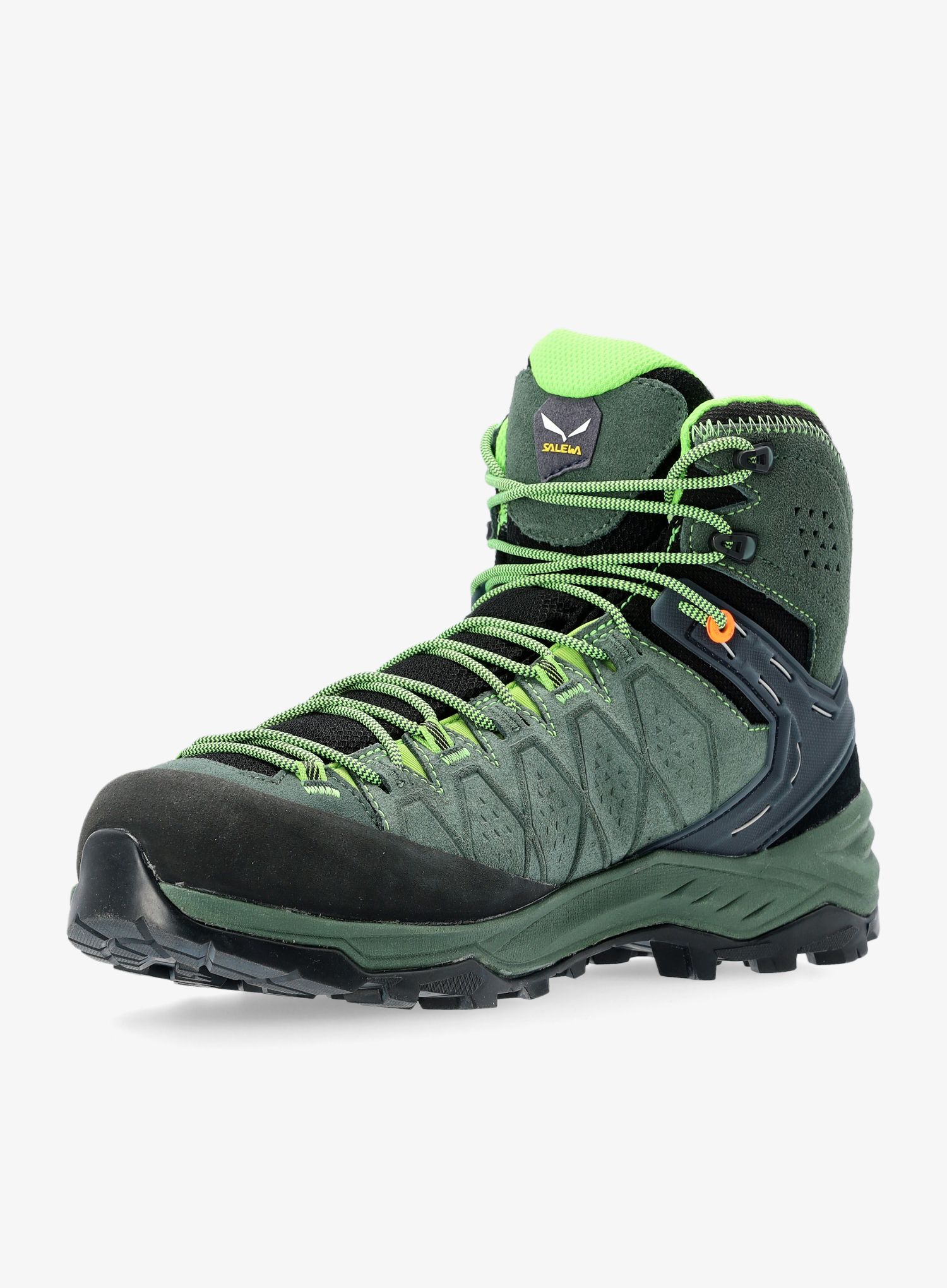 Trekové boty Salewa Alp Trainer 2 Mid GTX - green/p. frog