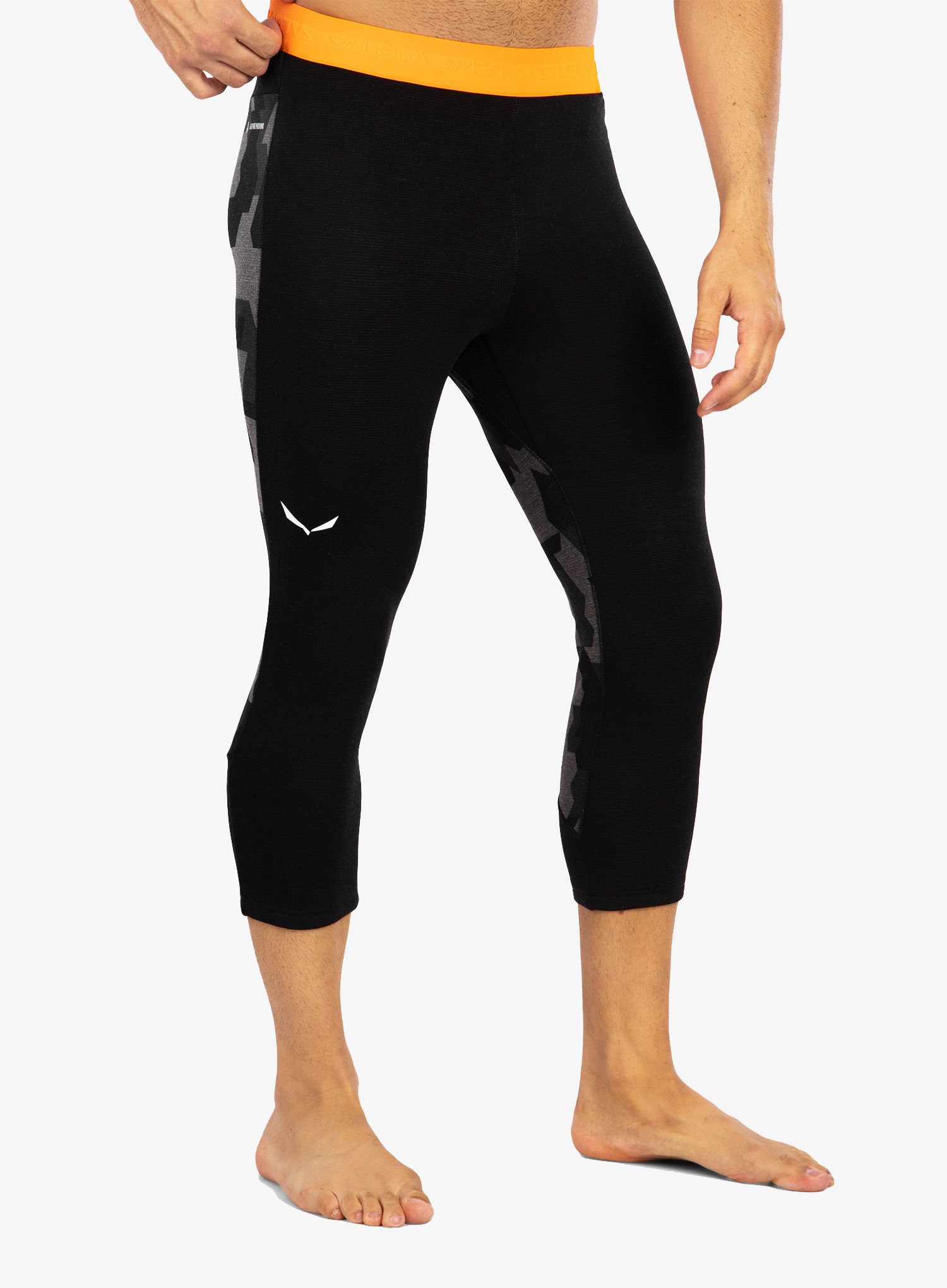 Funkční legíny Salewa BOE AM 3/4 Tight - black out