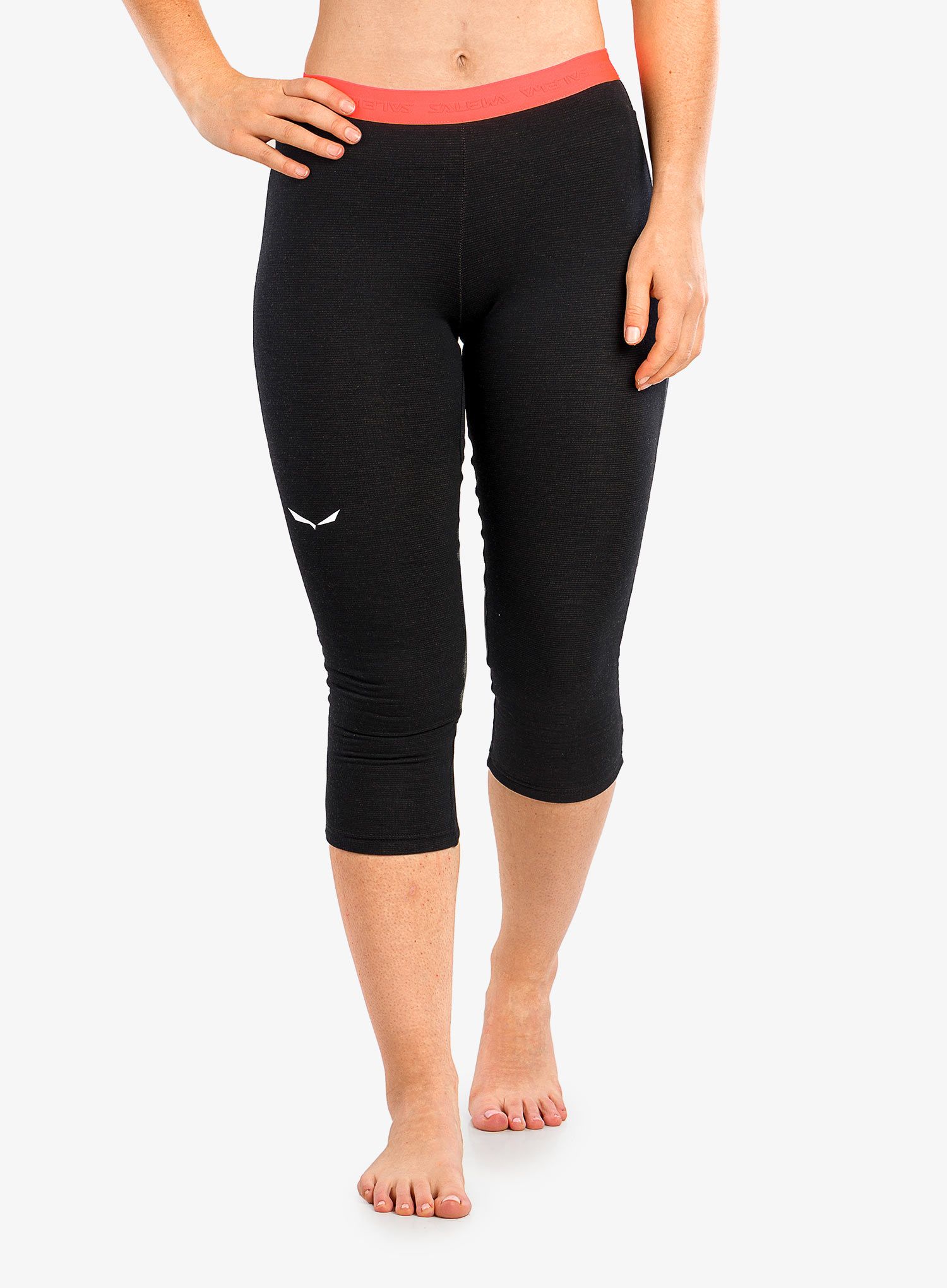 Dámské funkční legíny Salewa BOE AM 3/4 Tight - black out