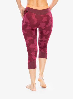 Dámské legíny Salewa Boe Alpine Merino 3/4 Tight - red