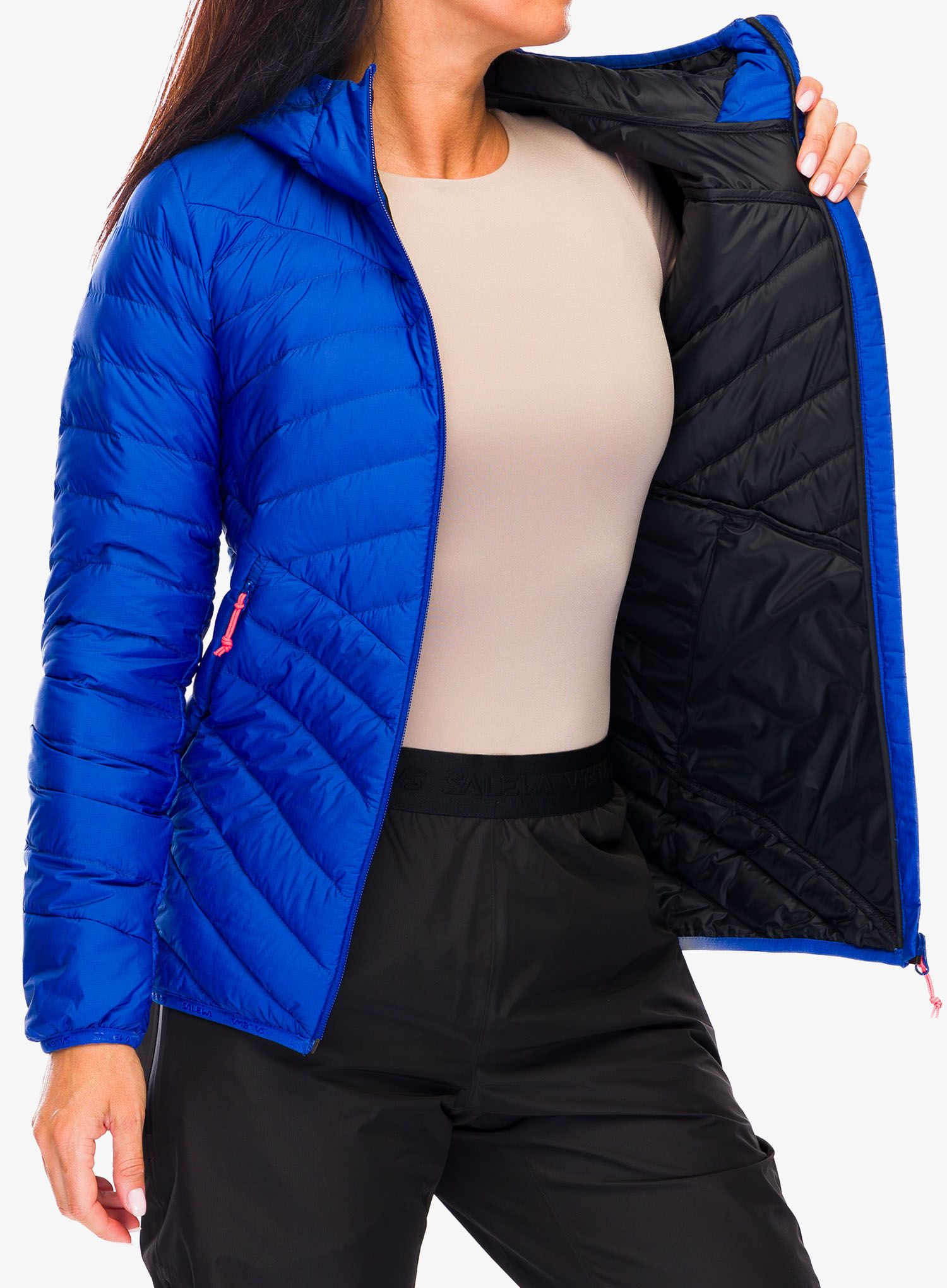 Dámská péřová bunda Salewa Brenta Jacket - electric