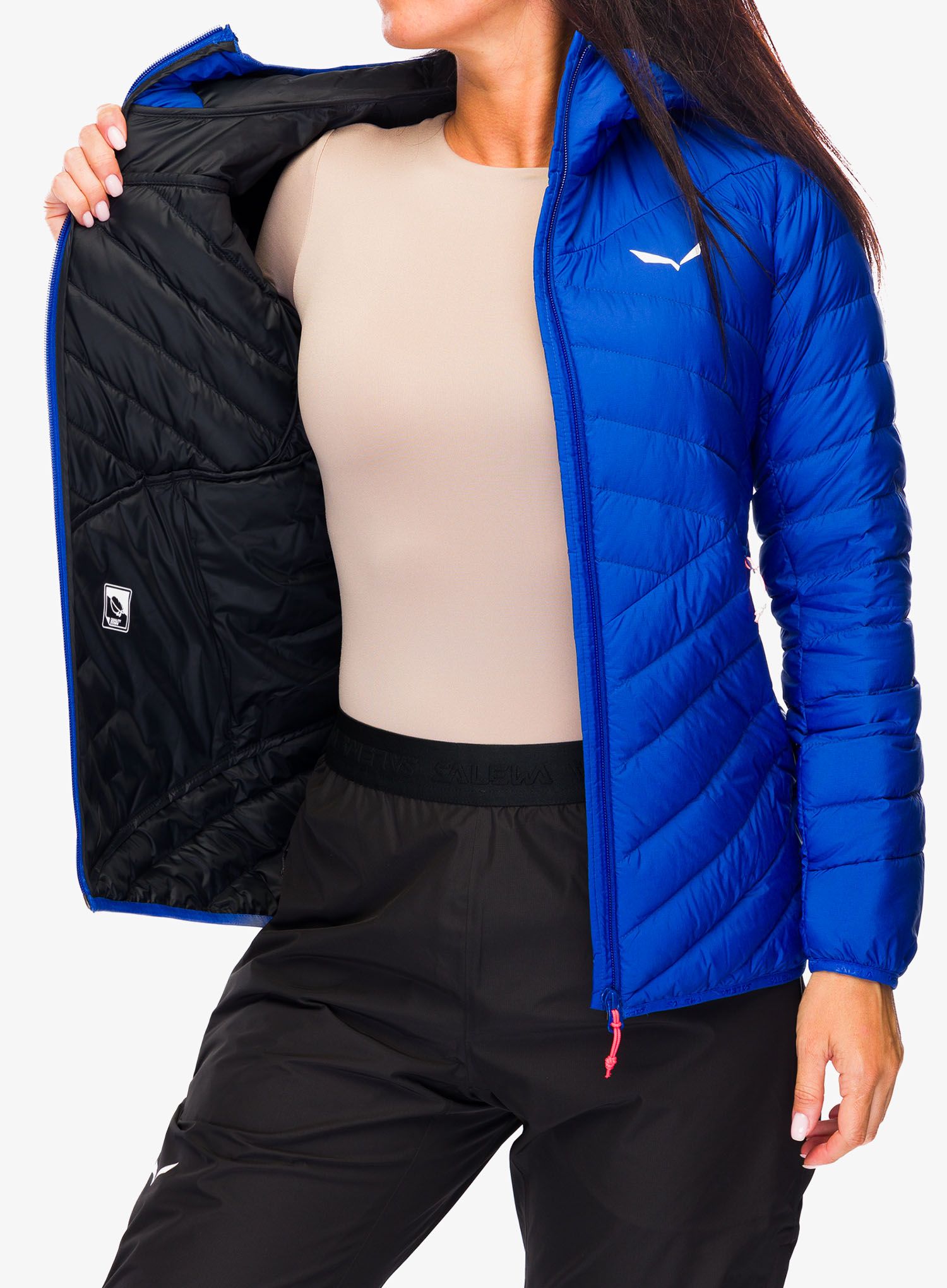 Dámská péřová bunda Salewa Brenta Jacket - electric