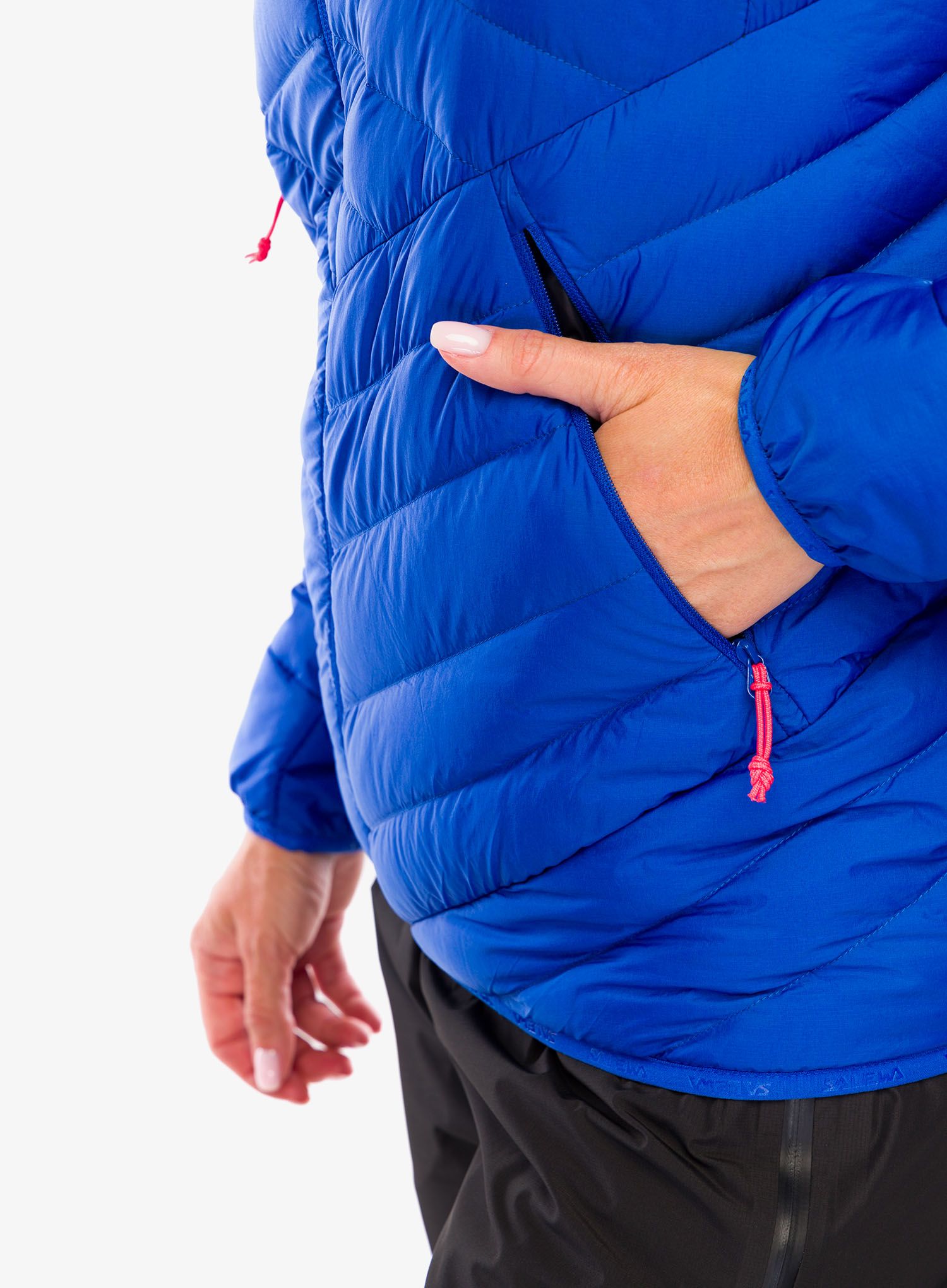 Dámská péřová bunda Salewa Brenta Jacket - electric