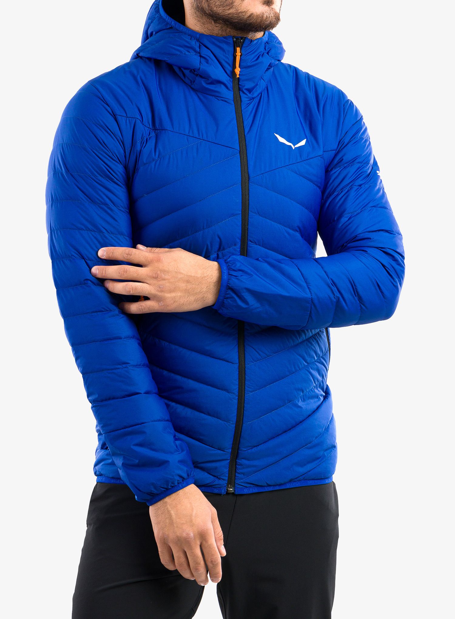 Péřová bunda Salewa Brenta Jacket - electric/black out
