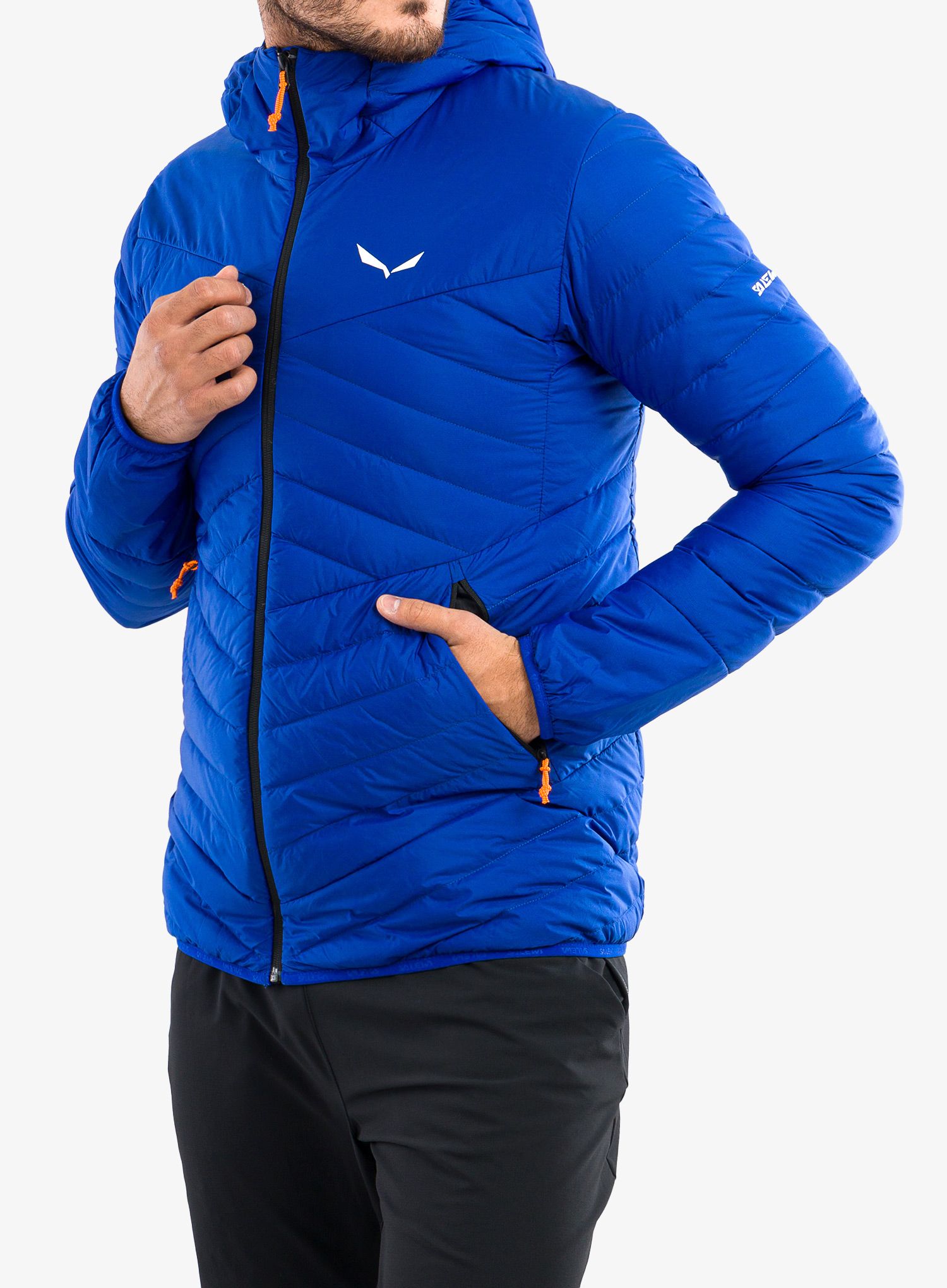 Péřová bunda Salewa Brenta Jacket - electric/black out