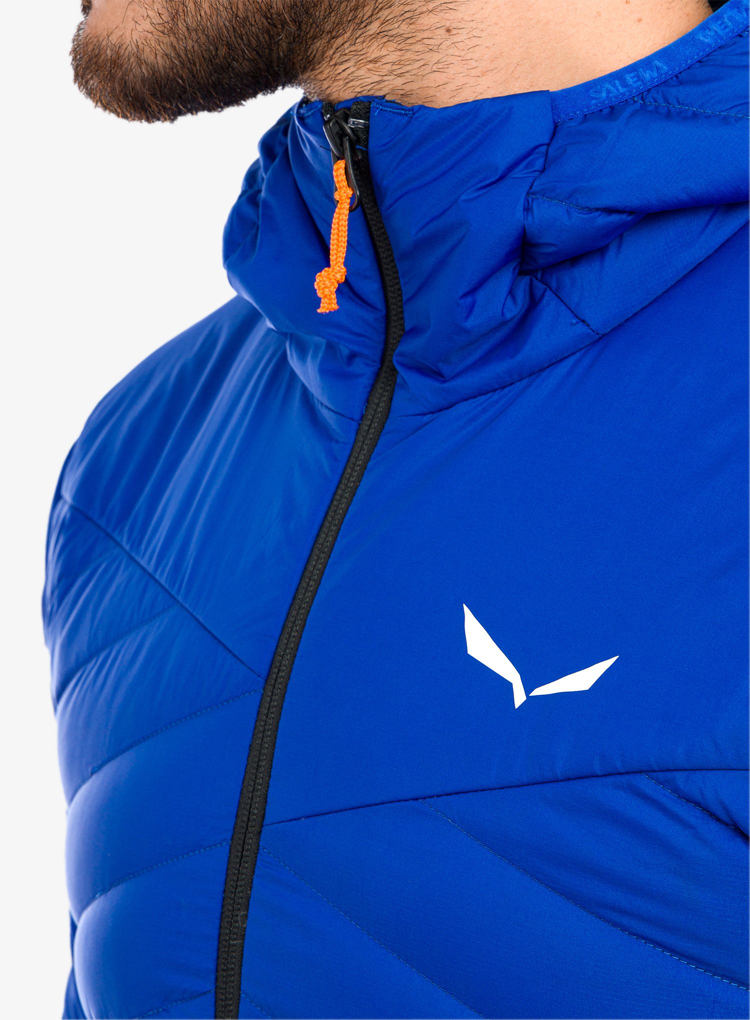 Péřová bunda Salewa Brenta Jacket - electric/black out