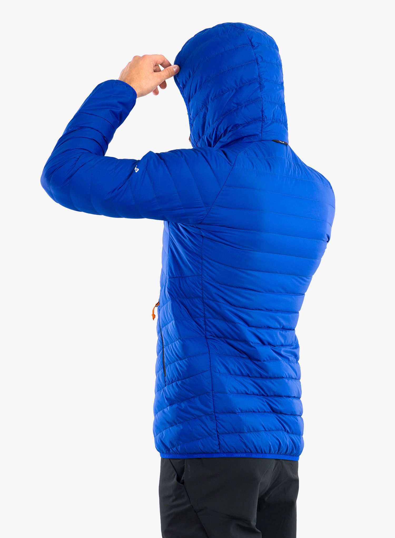 Péřová bunda Salewa Brenta Jacket - electric/black out