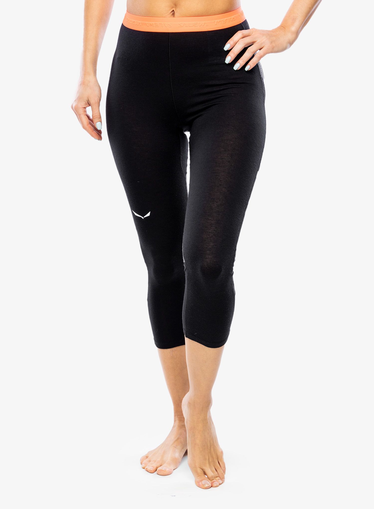 Dámské legíny Salewa Cristallo Warm Amr 3/4 Tight - blk