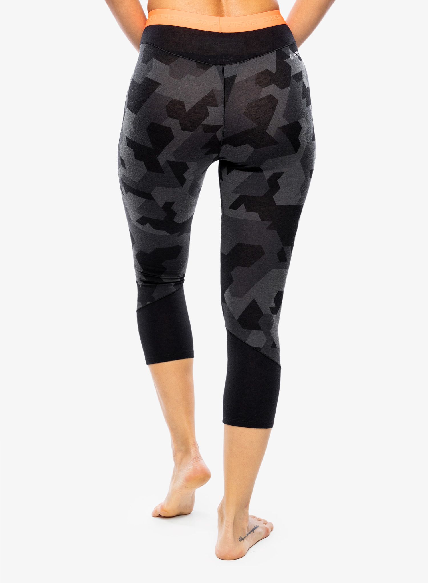 Dámské legíny Salewa Cristallo Warm Amr 3/4 Tight - blk