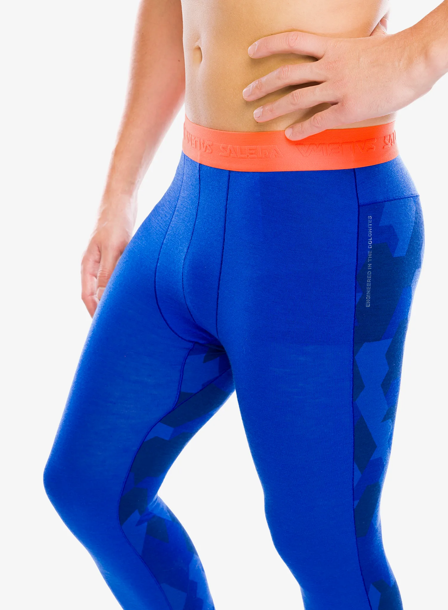 Funkční legíny Salewa Cristallo Warm Amr 3/4 Tight - electric