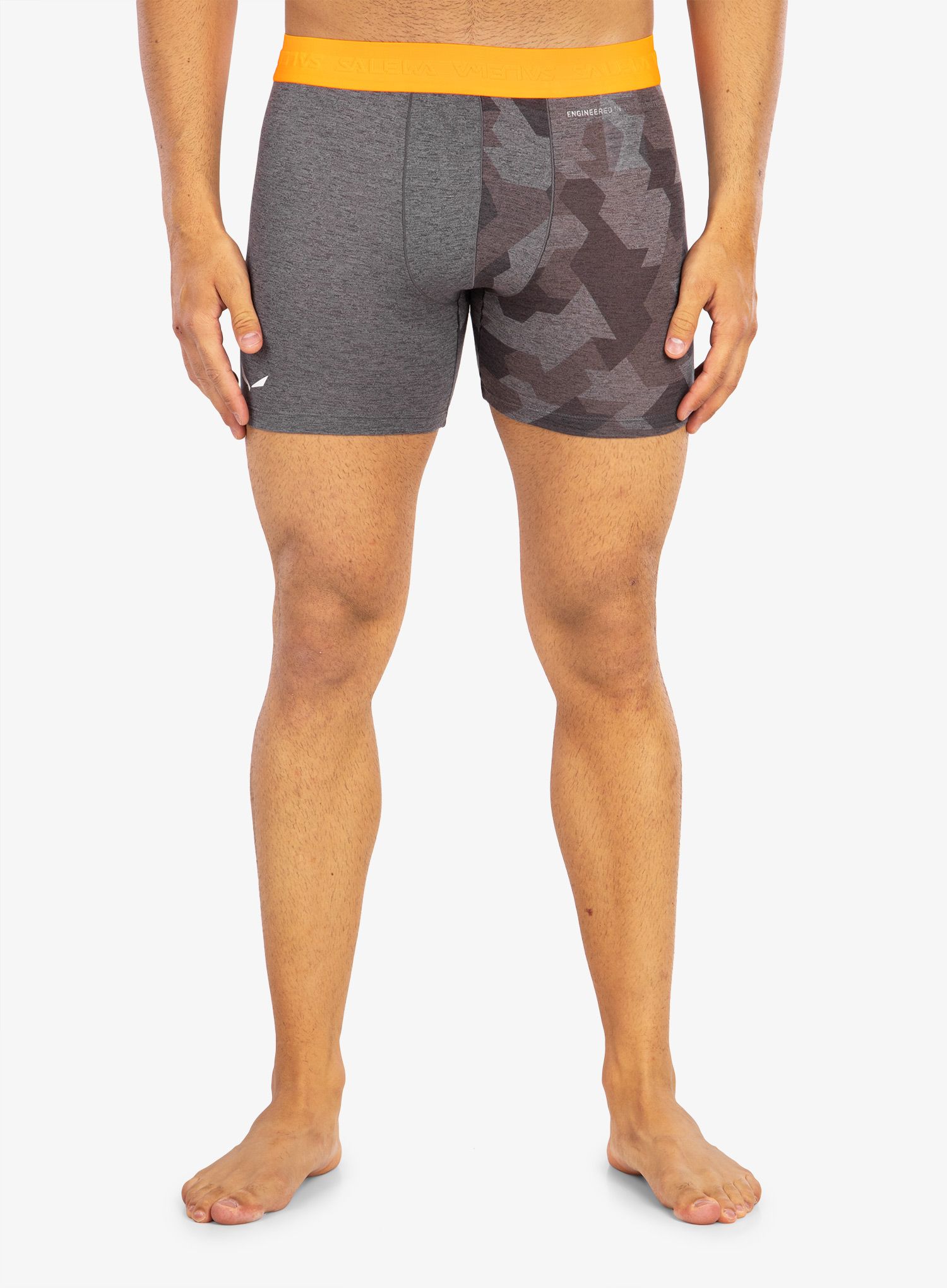 Funkční boxerky Salewa Cristallo Warm AMR Boxer - heather grey