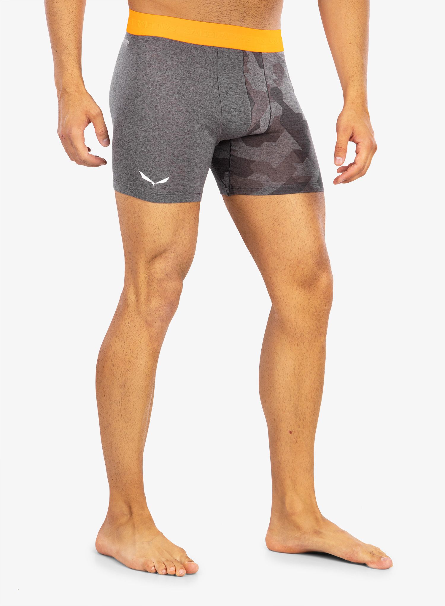 Funkční boxerky Salewa Cristallo Warm AMR Boxer - heather grey