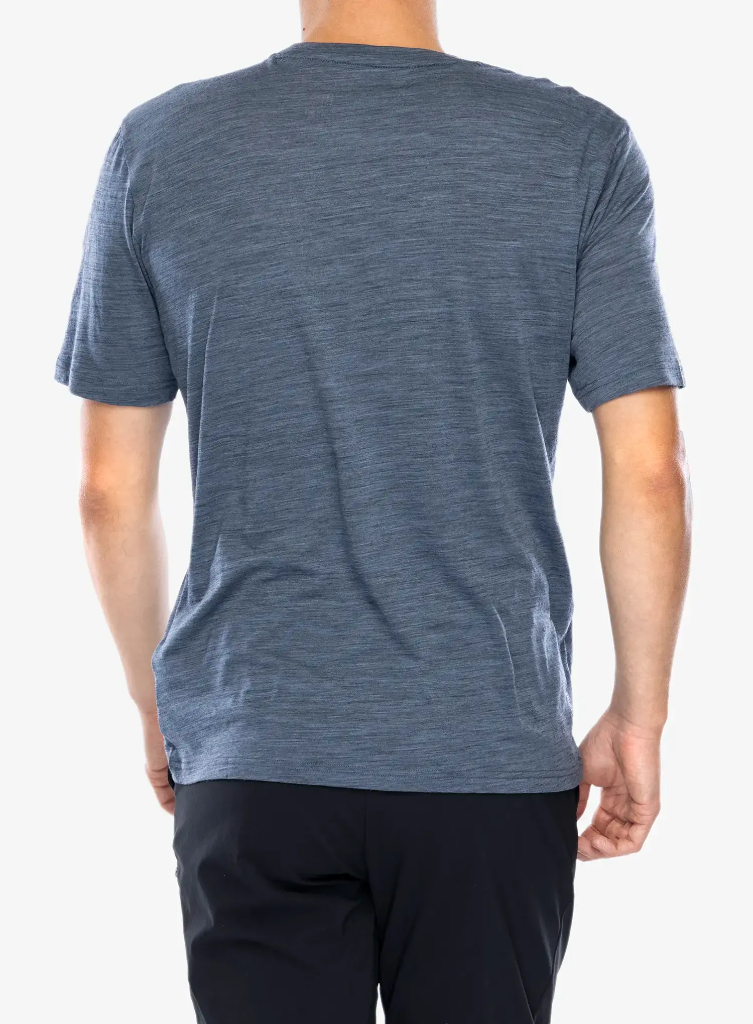 Merino triko Salewa Eagle Minilogo AM T-Shirt - dark denim