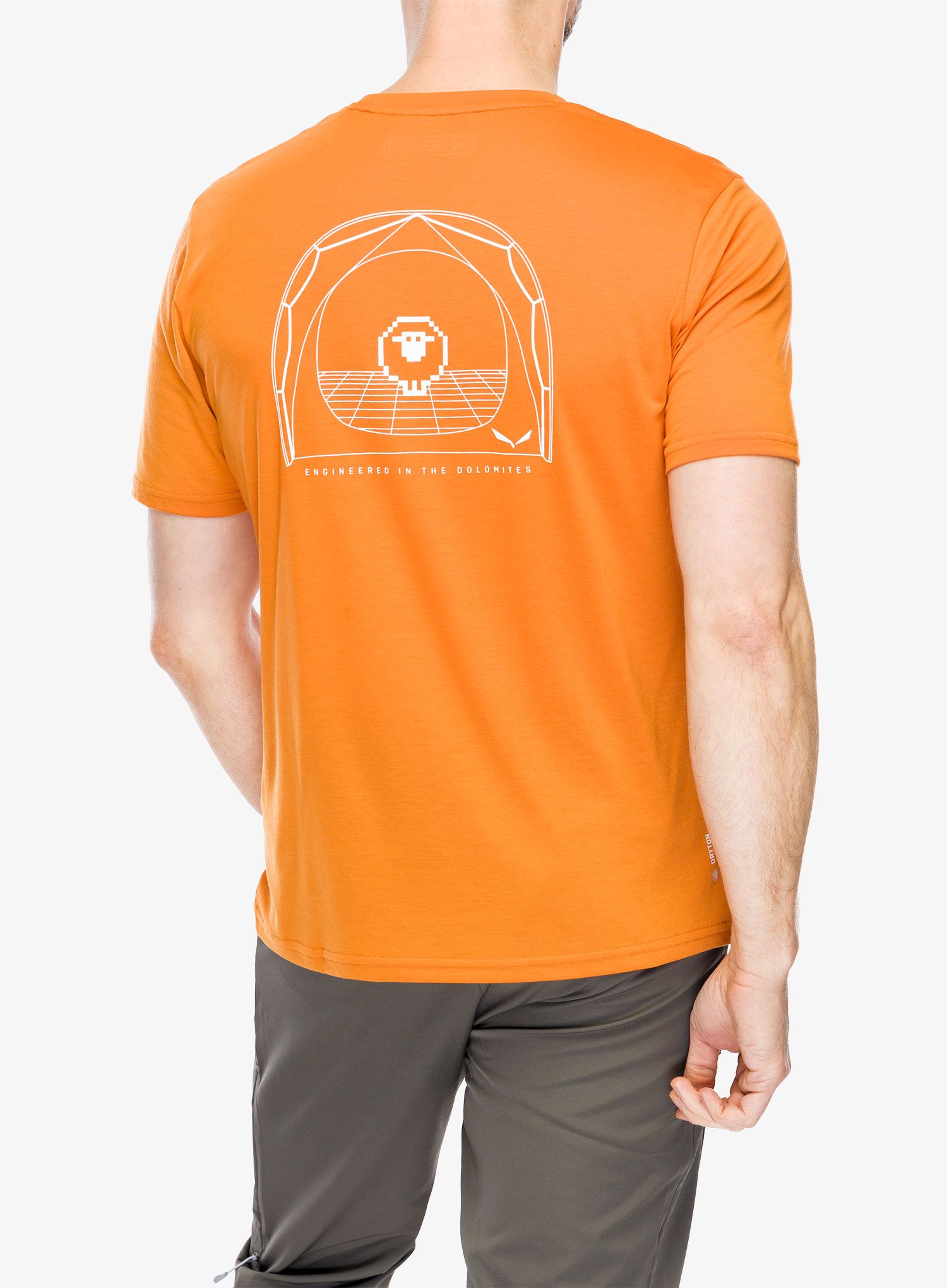Tričko Salewa Eagle Sheep Camp Dry T-Shirt - burnt orange