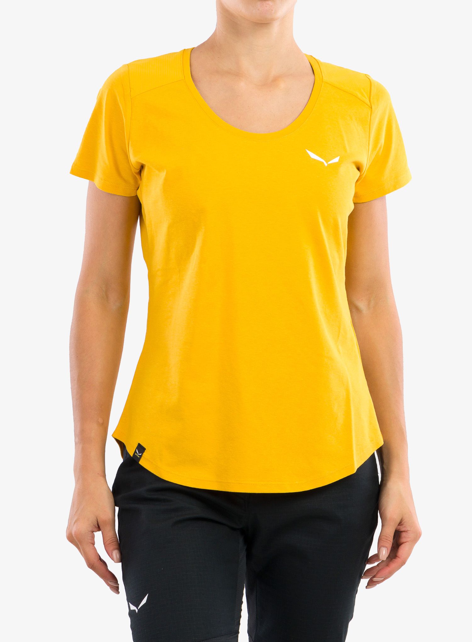 Dámské lezecké tričko Salewa Lavaredo Hemp T-Shirt - gold
