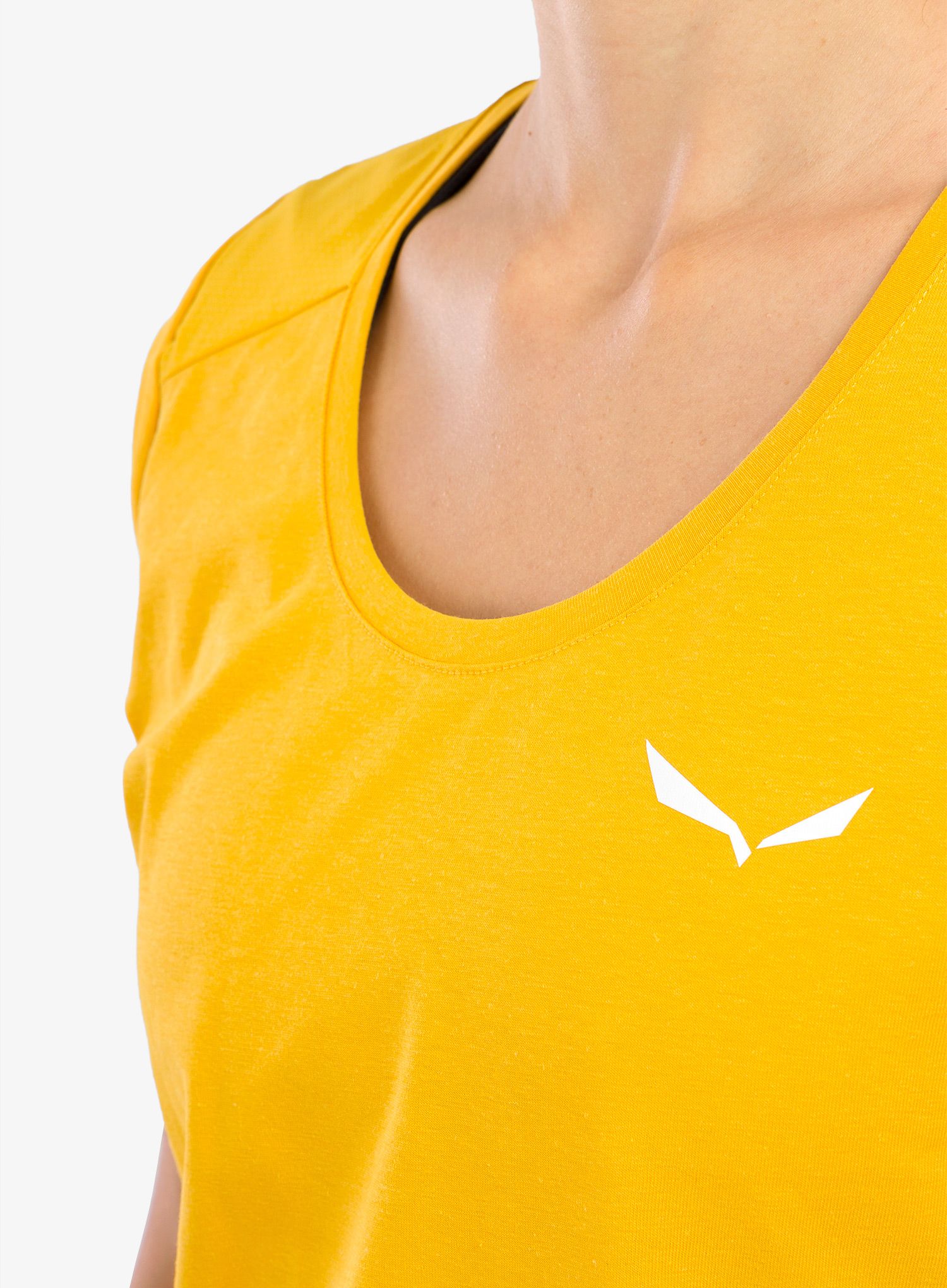 Dámské lezecké tričko Salewa Lavaredo Hemp T-Shirt - gold