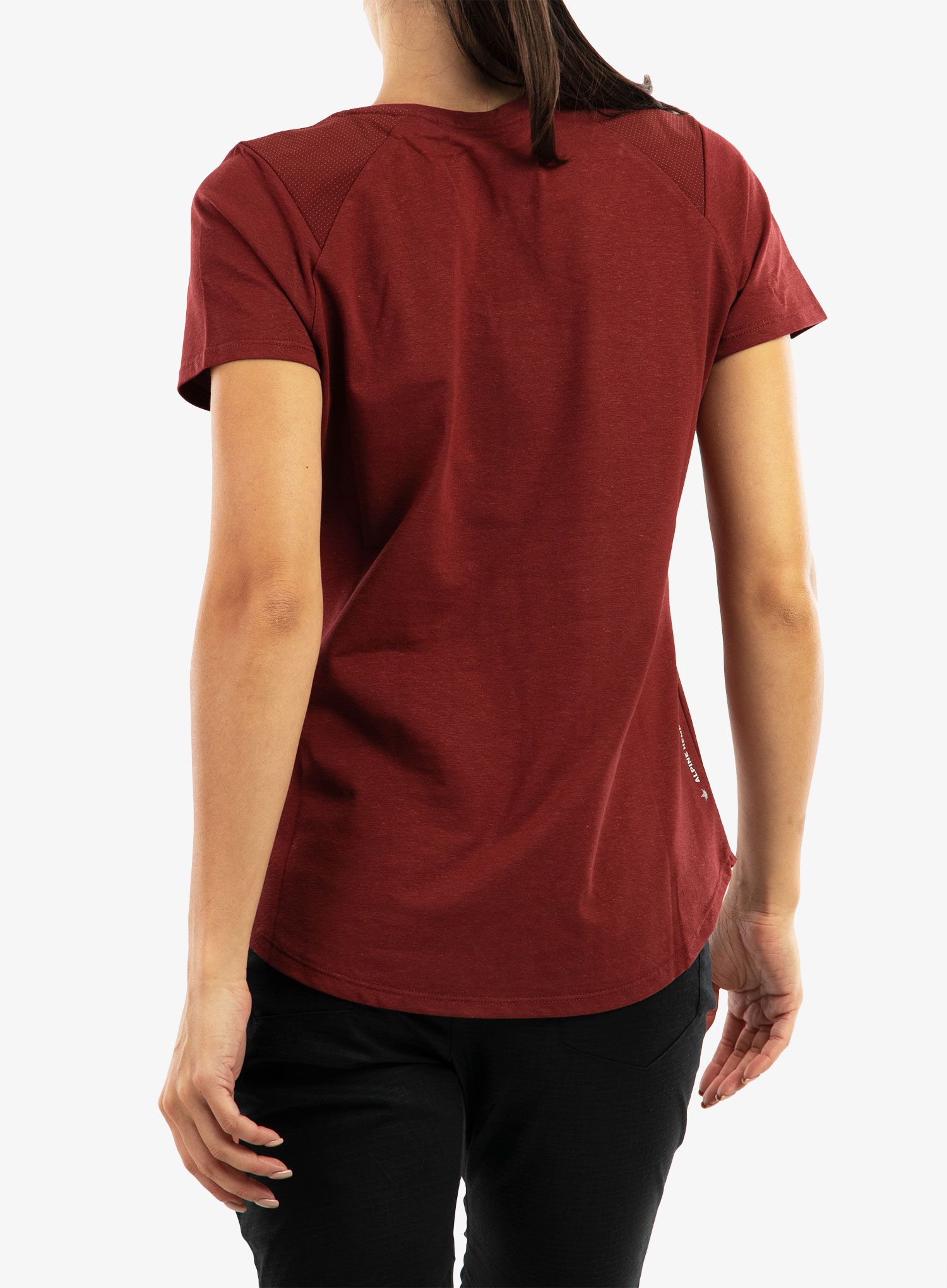Dámské lezecké tričko Salewa Lavaredo Hemp T-Shirt - syrah