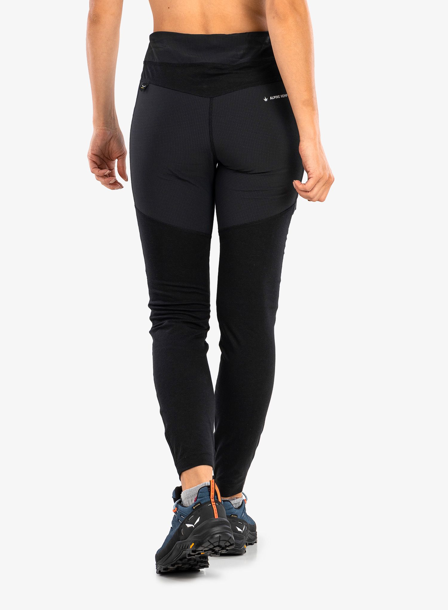 Lezecké kalhoty dámské Salewa Alpine Hemp Tights - black out