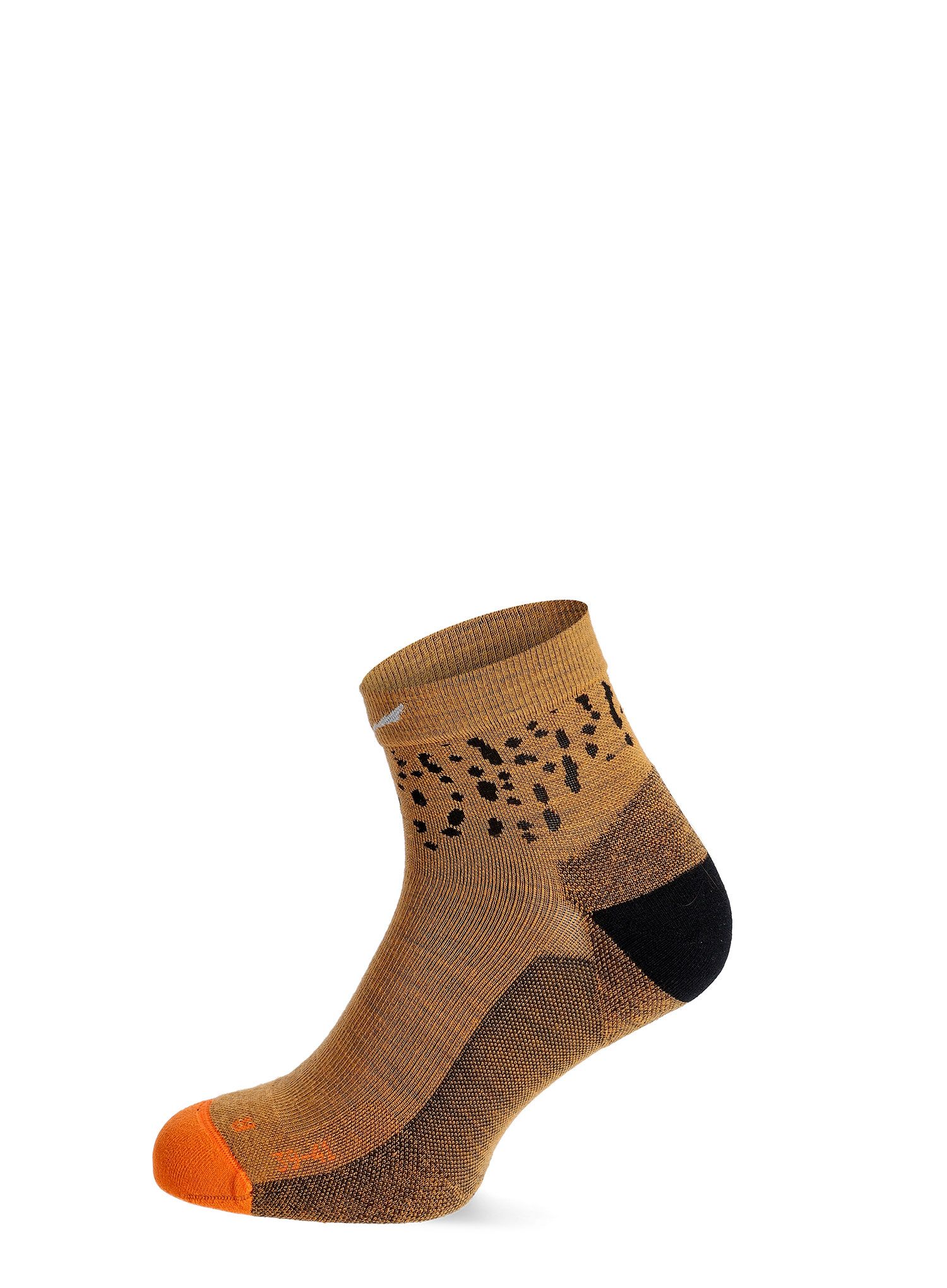 Turistické ponožky Salewa MTN TRN Sal. AM Qrt Sock - java blue/brown