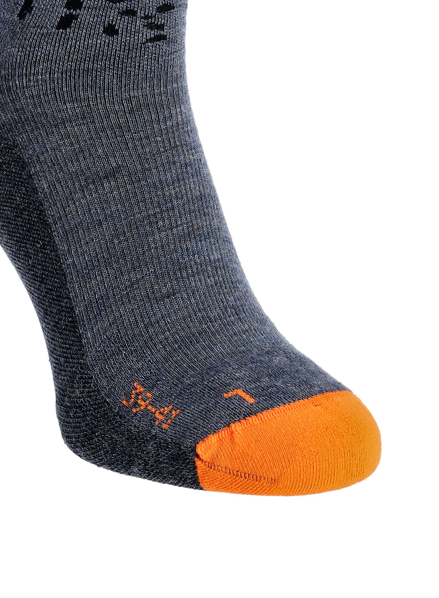 Turistické ponožky Salewa MTN TRN Sal. AM Qrt Sock - java blue/brown