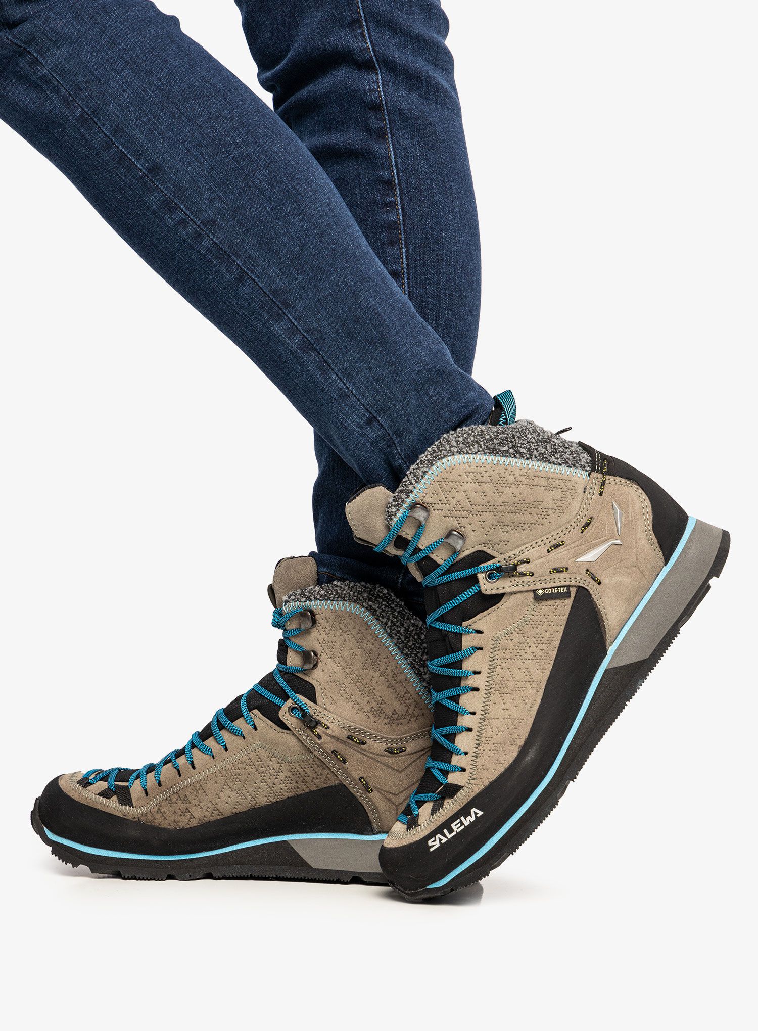 Dámské boty Salewa MTN Trainer 2 Winter GTX - bung./delph.