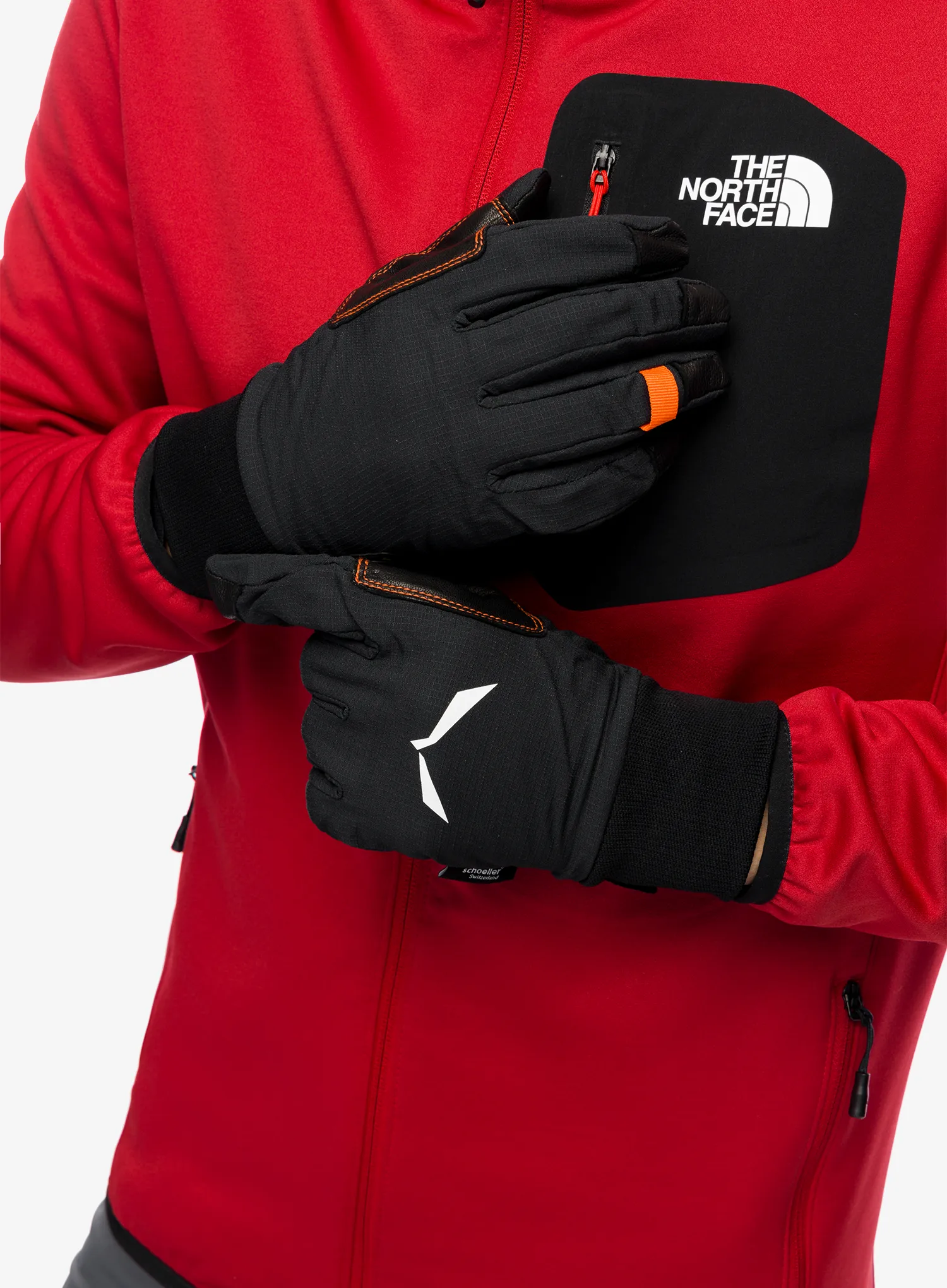 Rukavice na hory Salewa Ortles DST/AM Gloves - black out