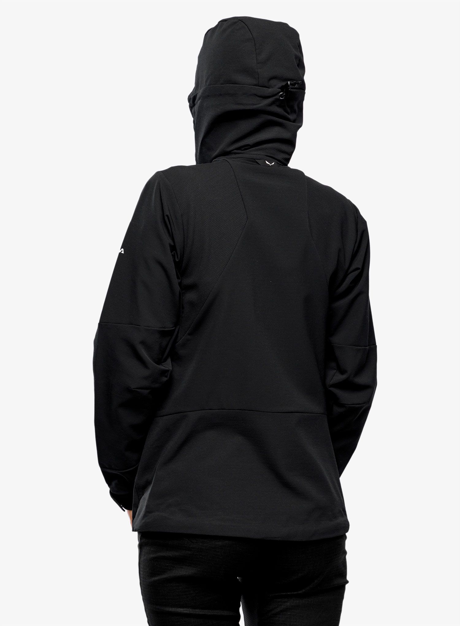 Dámská softshellová bunda Salewa Ortles DST Jacket - black out