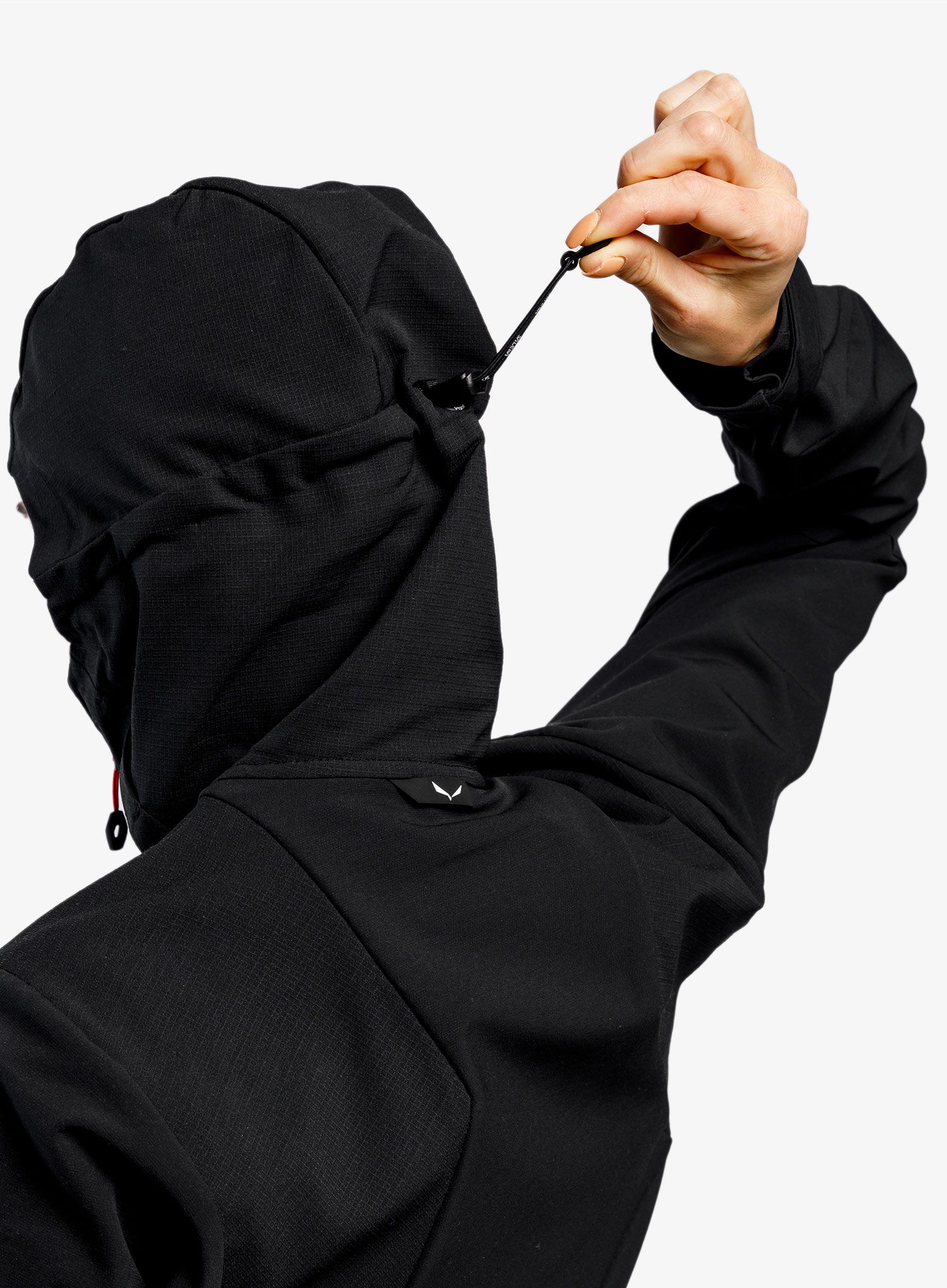 Dámská softshellová bunda Salewa Ortles DST Jacket - black out