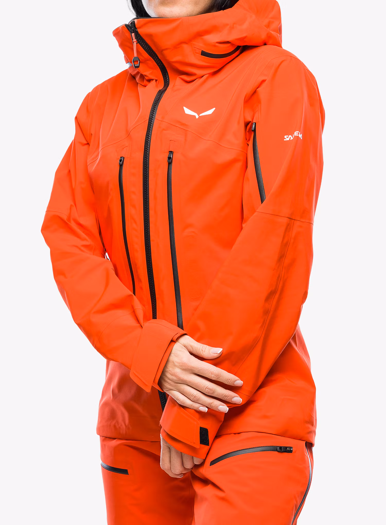 Dámská bunda Salewa Ortles GTX Pro Jacket - flame/flame