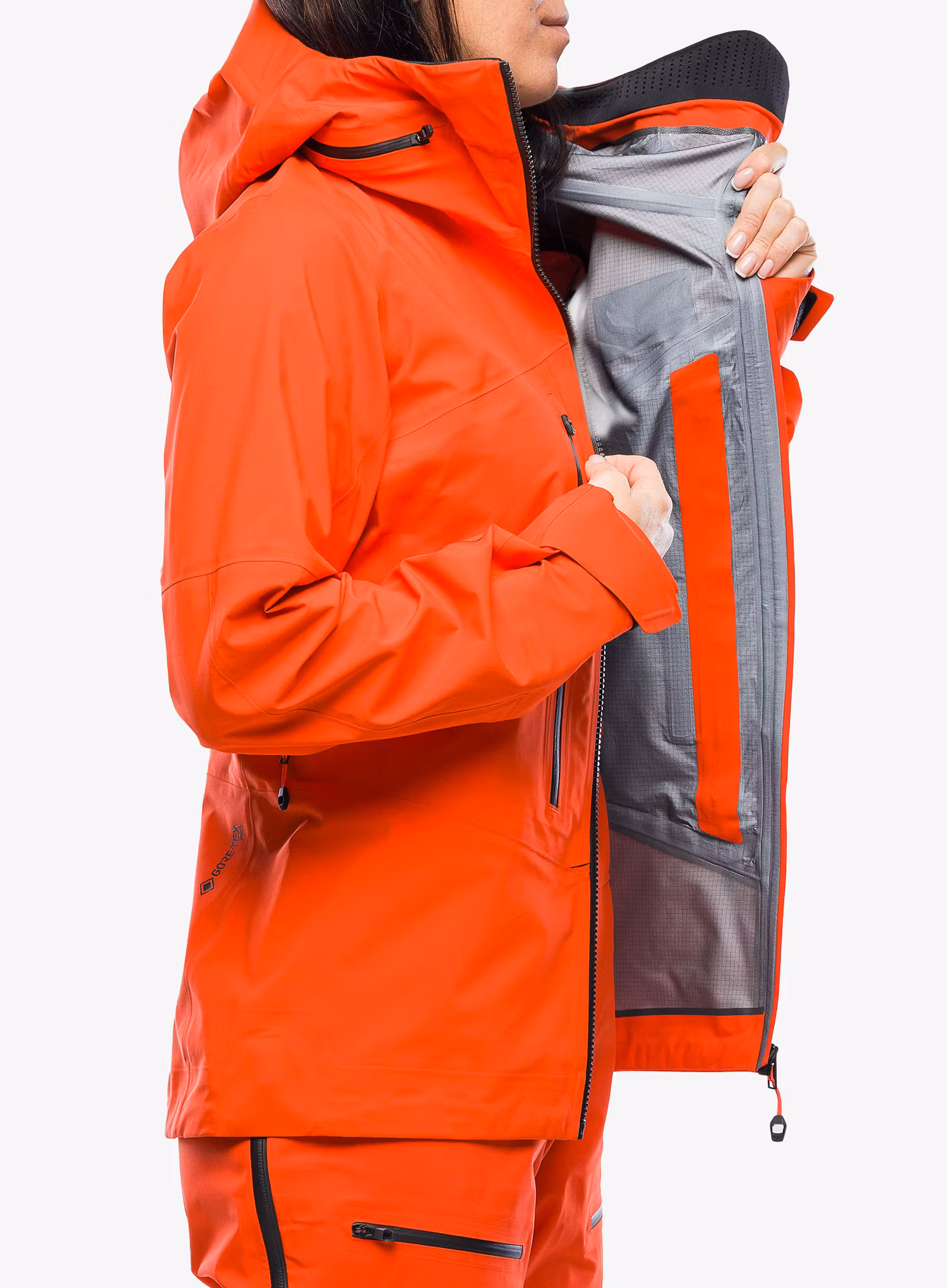 Dámská bunda Salewa Ortles GTX Pro Jacket - flame/flame