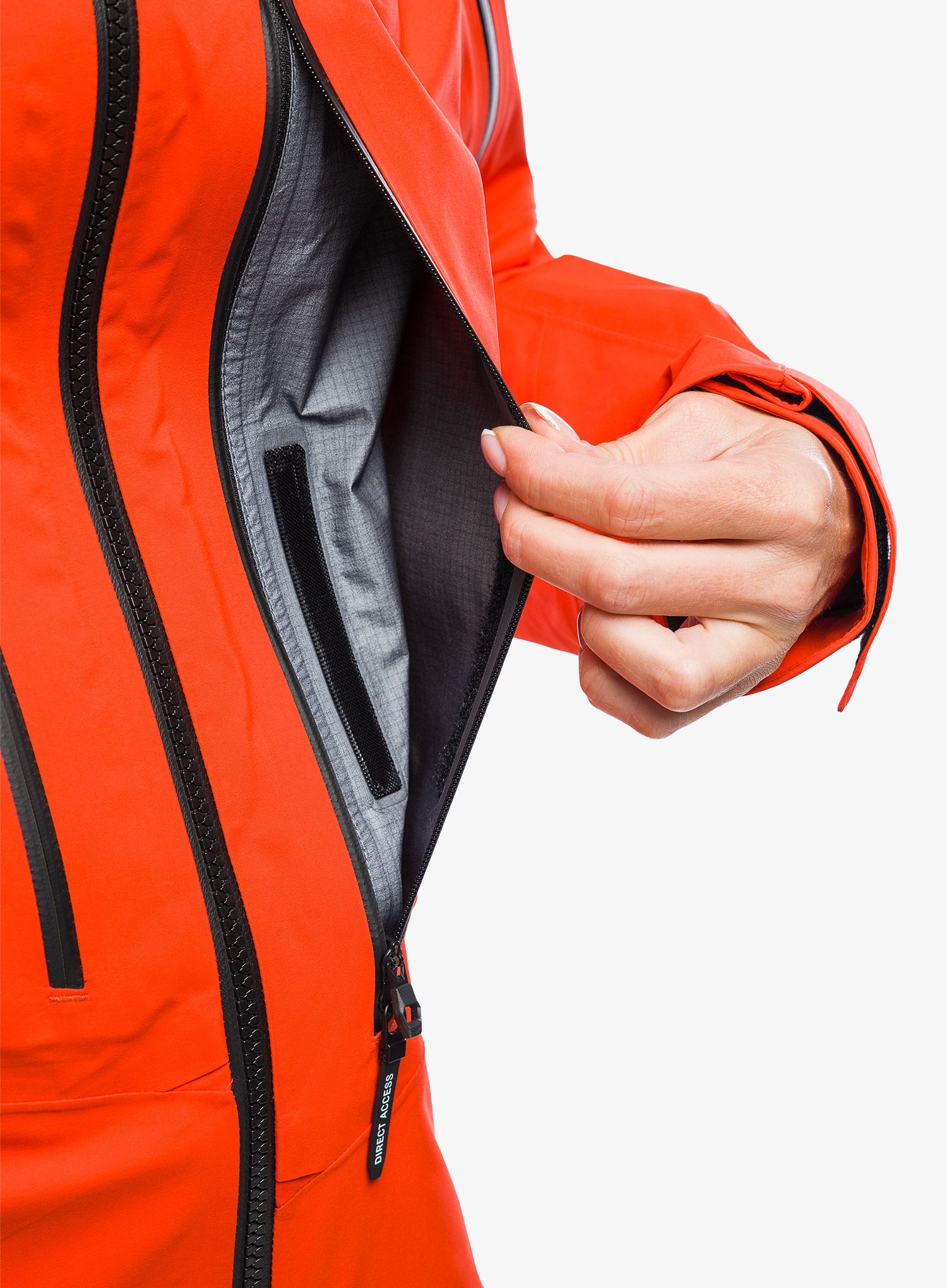 Dámská bunda Salewa Ortles GTX Pro Jacket - flame/flame