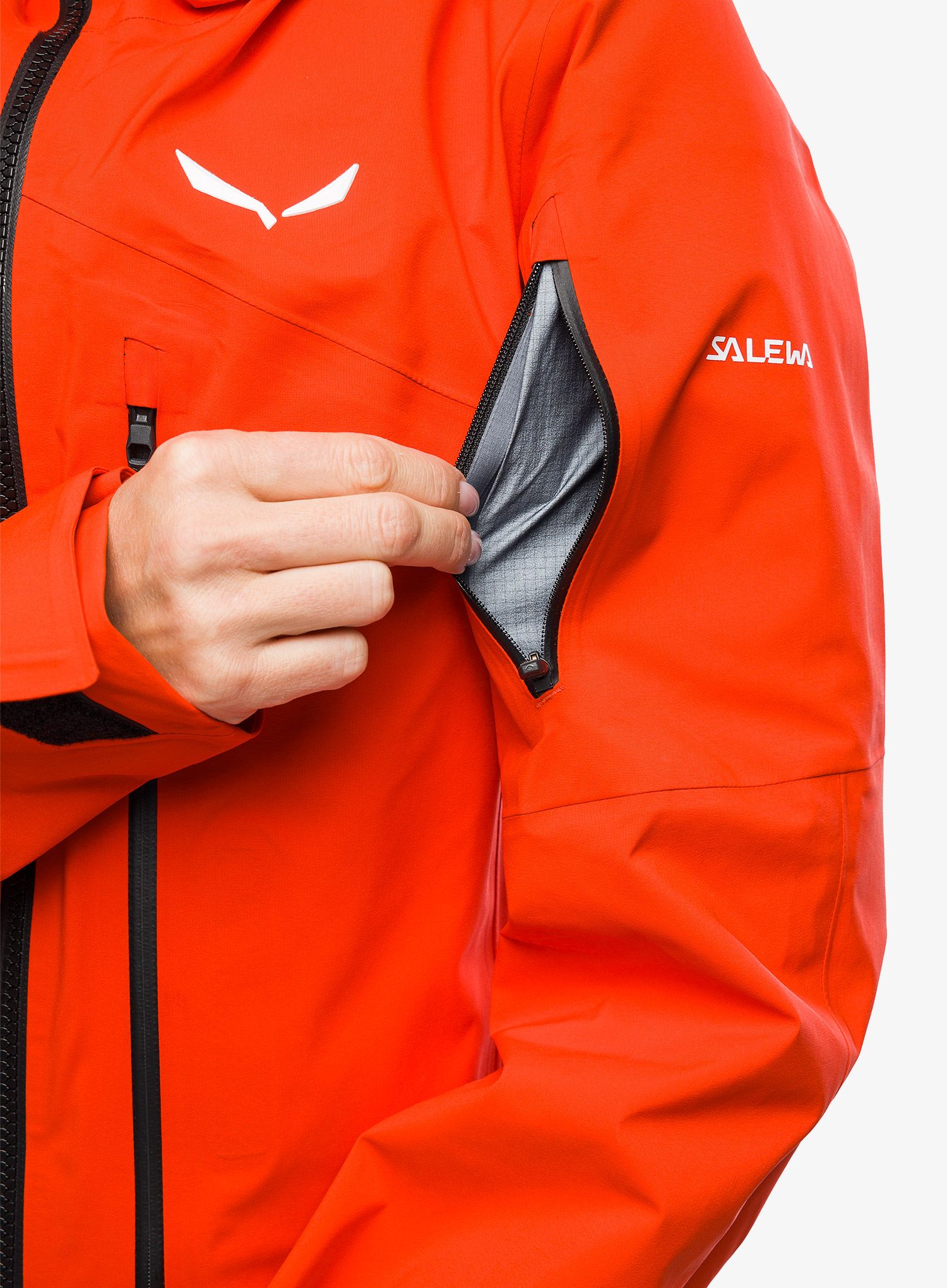 Dámská bunda Salewa Ortles GTX Pro Jacket - flame/flame
