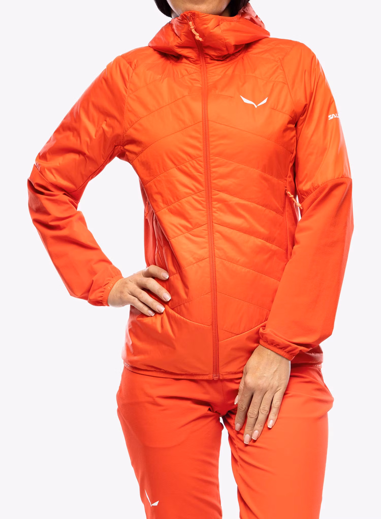 Dámská bunda Salewa Ortles Hyb TWR Jacket - flame