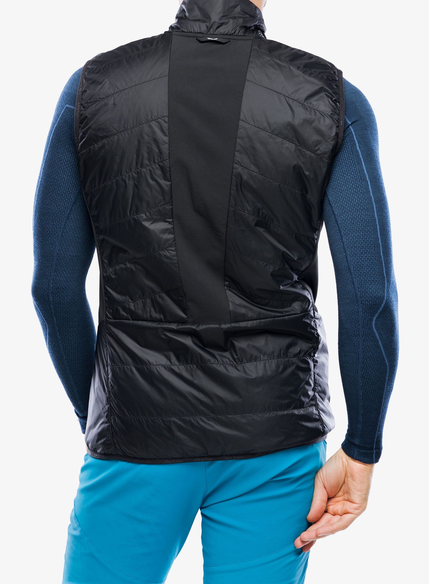 Zateplená vesta Salewa Ortles Hyb TWR Vest - black out