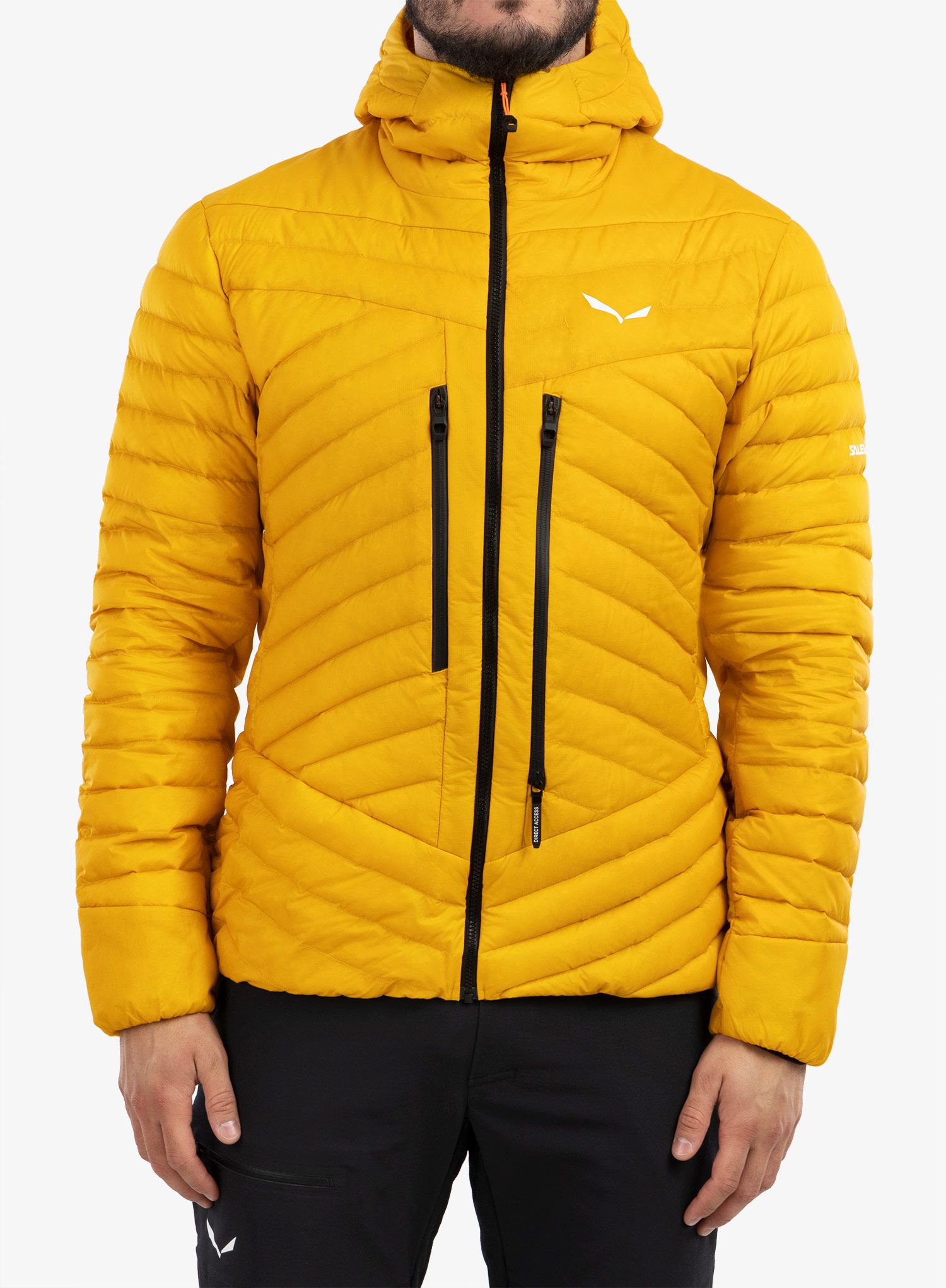 Hybridní bunda Salewa Ortles Hybrid RDS Down Jacket - gold
