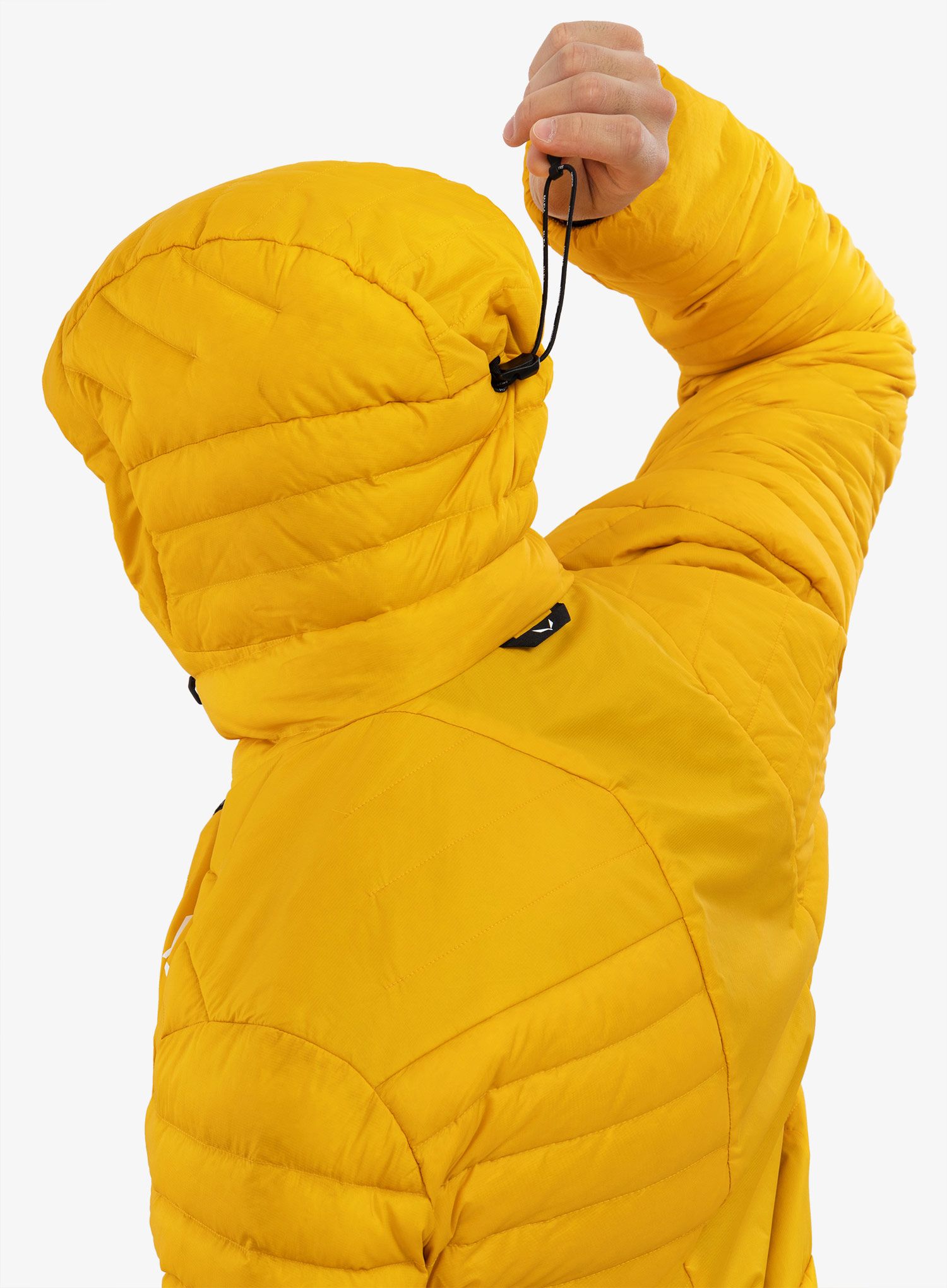 Hybridní bunda Salewa Ortles Hybrid RDS Down Jacket - gold