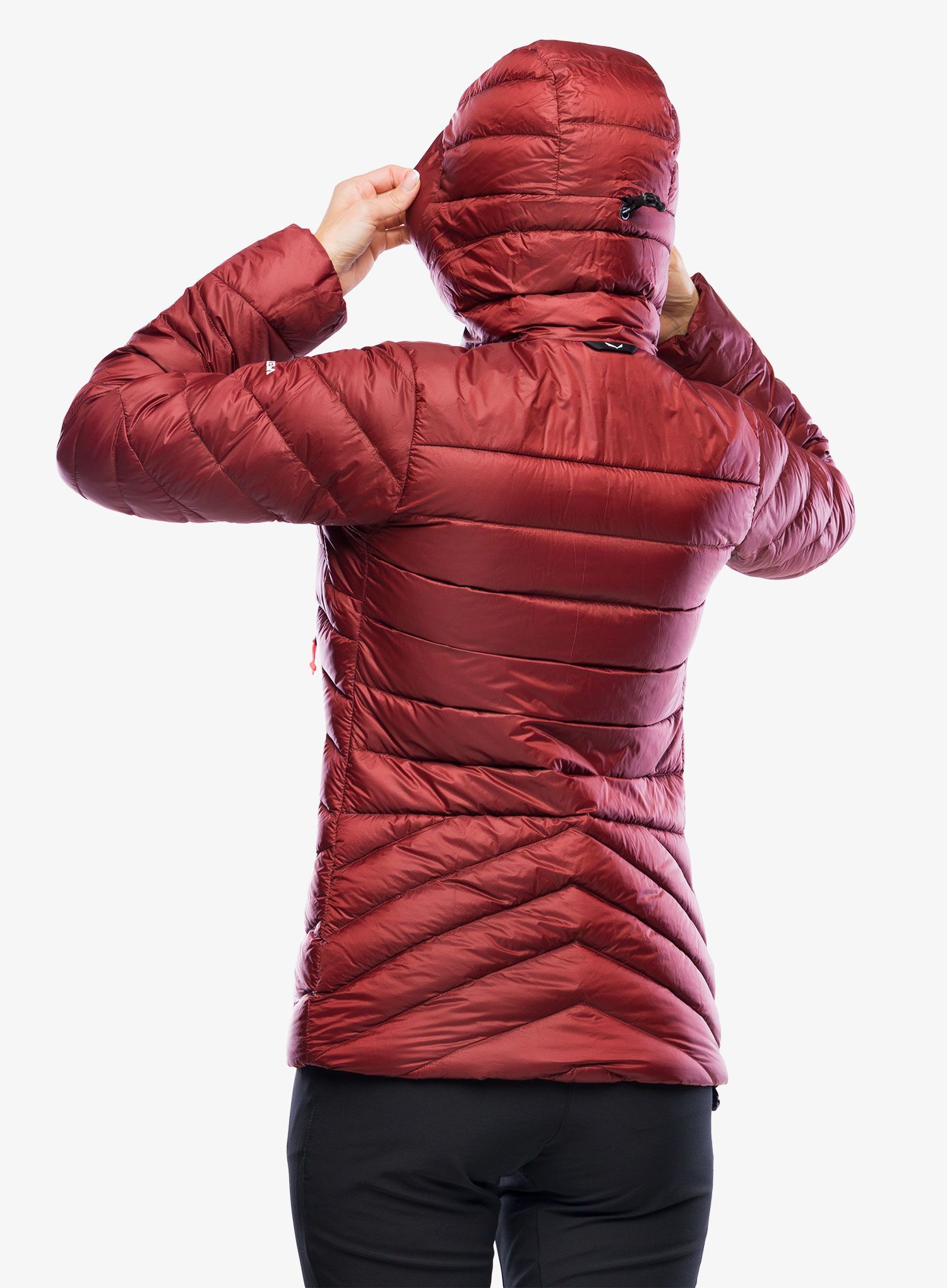 Dámská péřová bunda Salewa Ortles Med 3 RDS Dwn Jacket - syrah/syrah